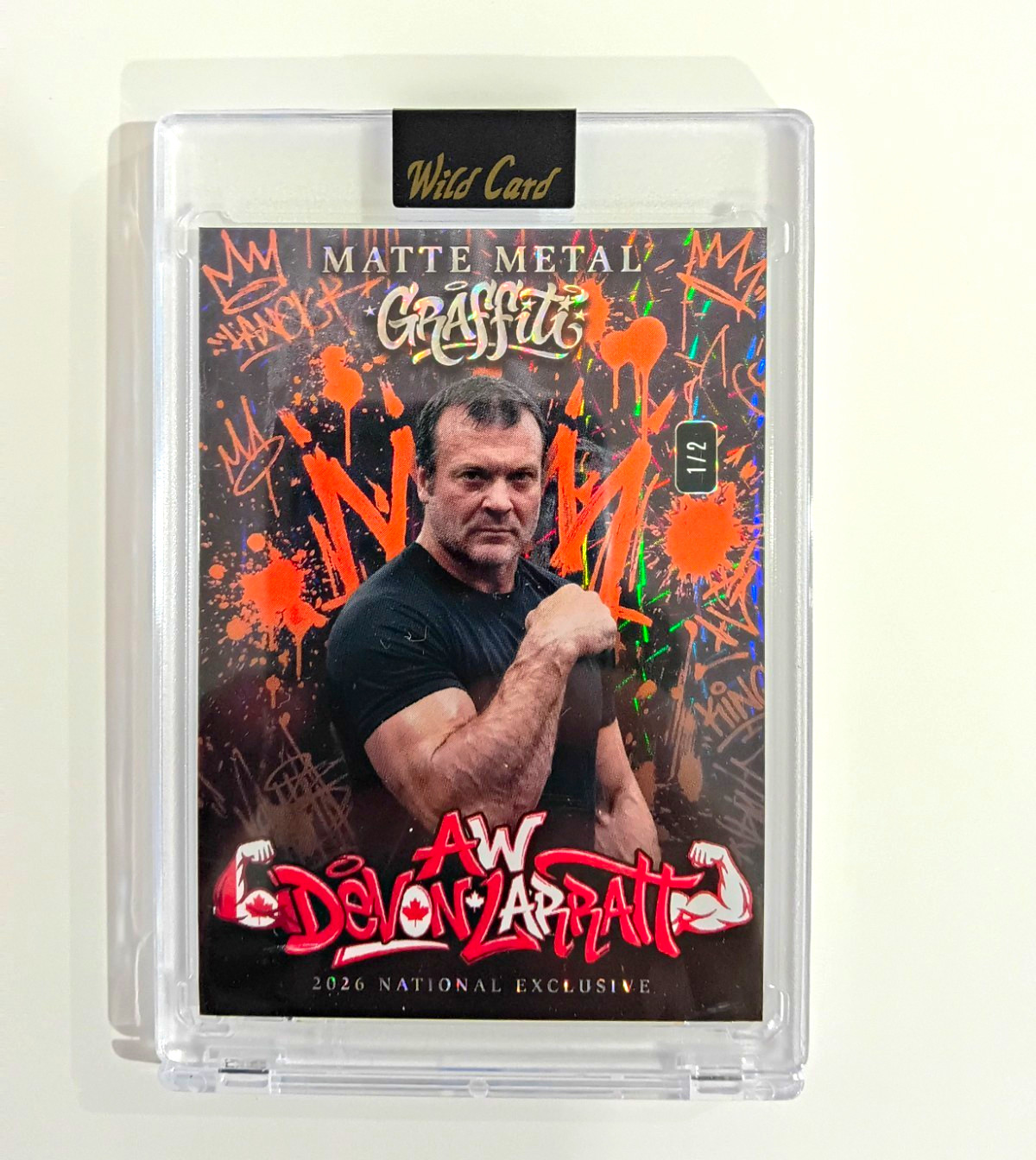Wild Card 2026 National Exclusive Matte Metal Graffiti AW Devonzarratt MMGB1-DL