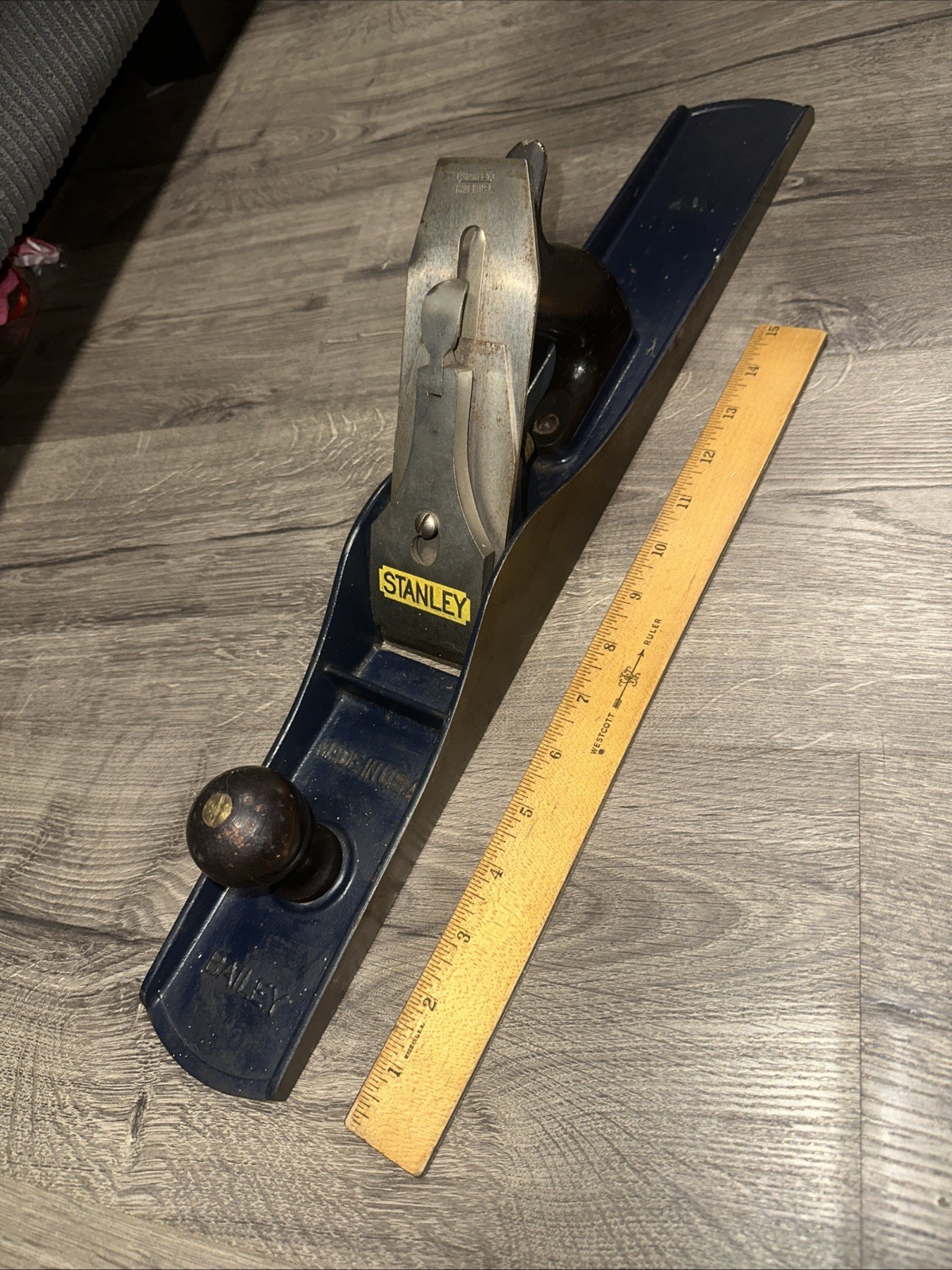 Stanley Bailey no 7 plane 22 inch Wood Plane Vintage