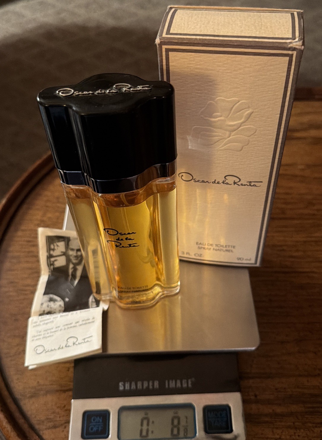 VINTAGE Oscar De La Renta Paris Eau De Toilette NATURAL Spray 3 oz Original