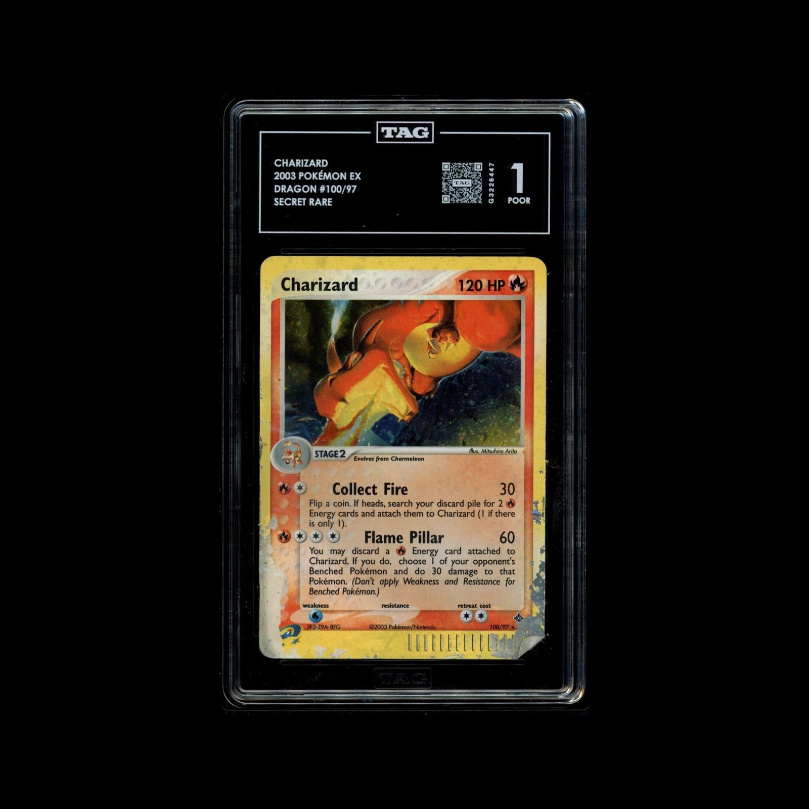 Charizard Holo - Dragon #100/97 - TAG 1