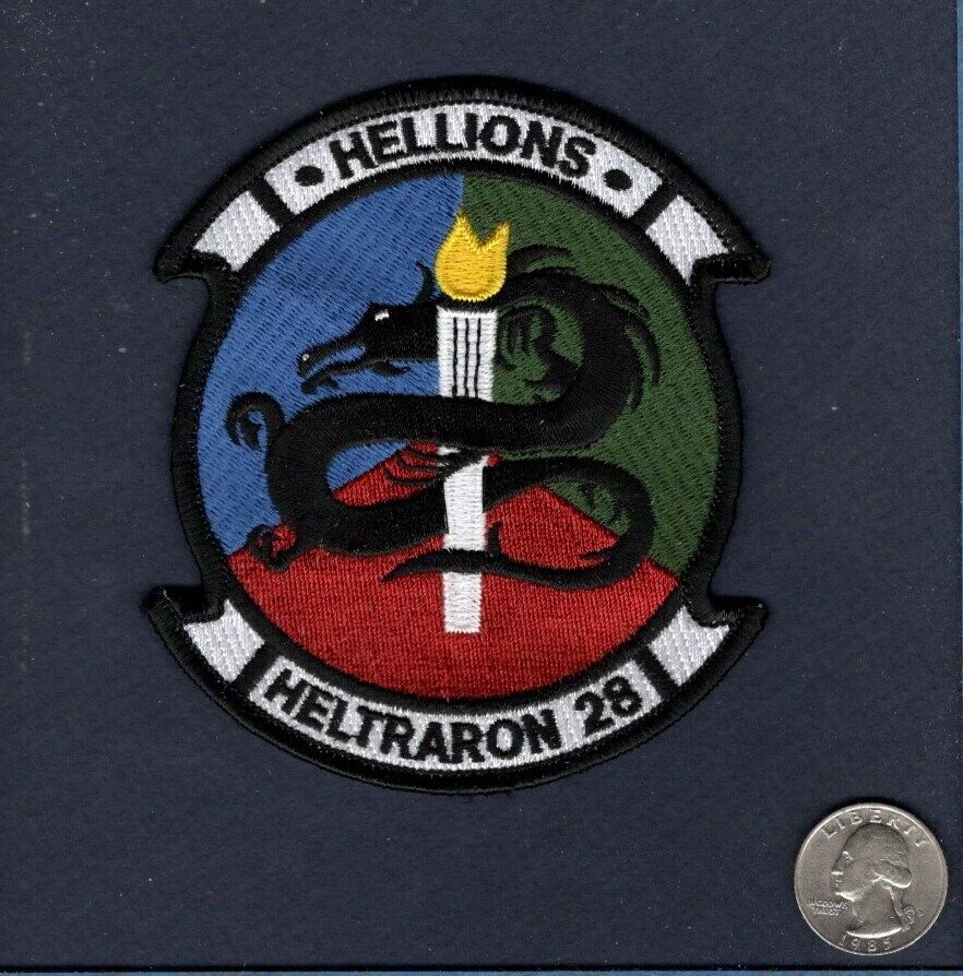 Original HT-28 HELLIONS US Navy USMC Helicopter Training Squadron Patch
