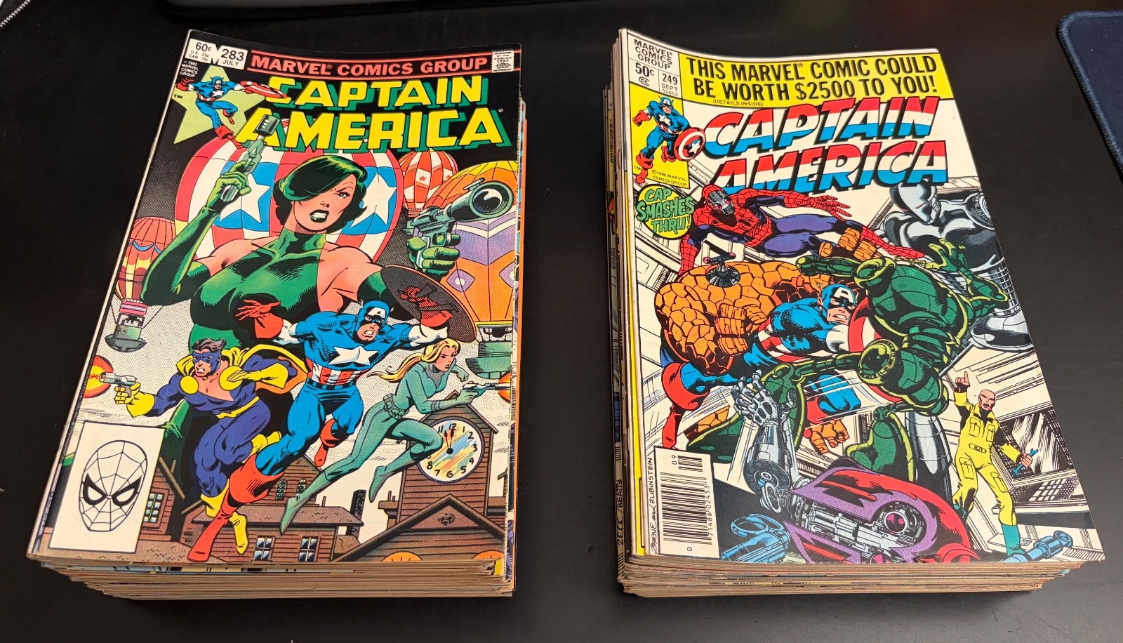 Wow GIANT Lot of *74* 1980-1987 CAPTAIN AMERICA Comics *VF/NM Beauties* Keys