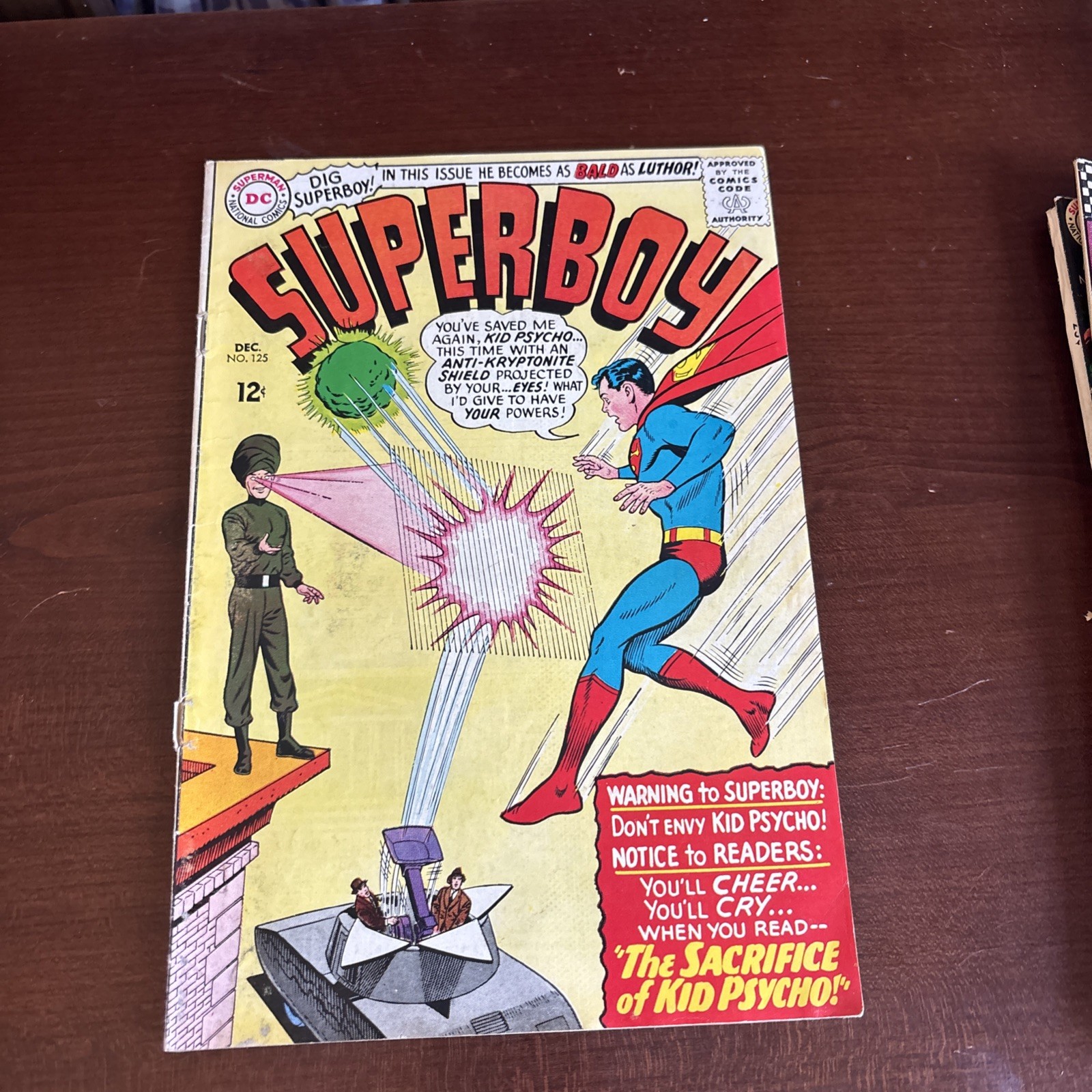 Superboy 125 DC 1965 Comic Book,  Curt Swan cover