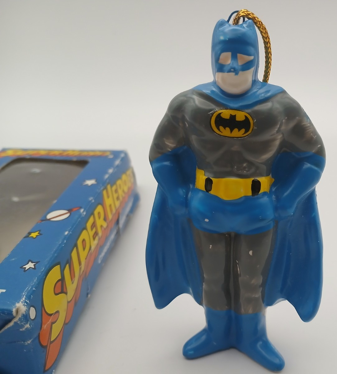 Vintage 1979 Batman DC Comics Super Heroes Christmas Ornament Japan Rare