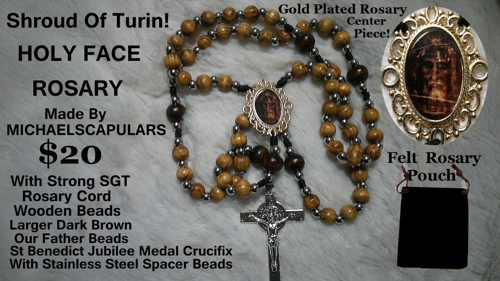 Shroud Of Turin Holy Face Rosary