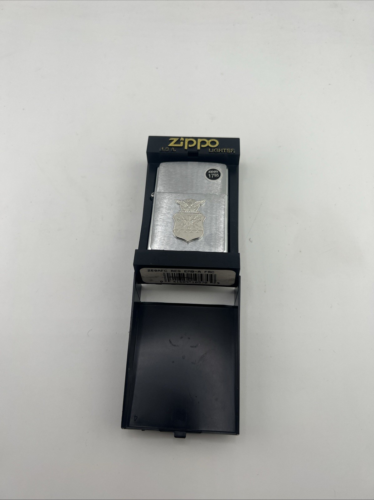 Zippo Lighter Air Force Emblem AFC Reserve Command New Sealed 2000 Zippo Lighter Air Force Emblem AFC Reserve Command New Sealed 2000