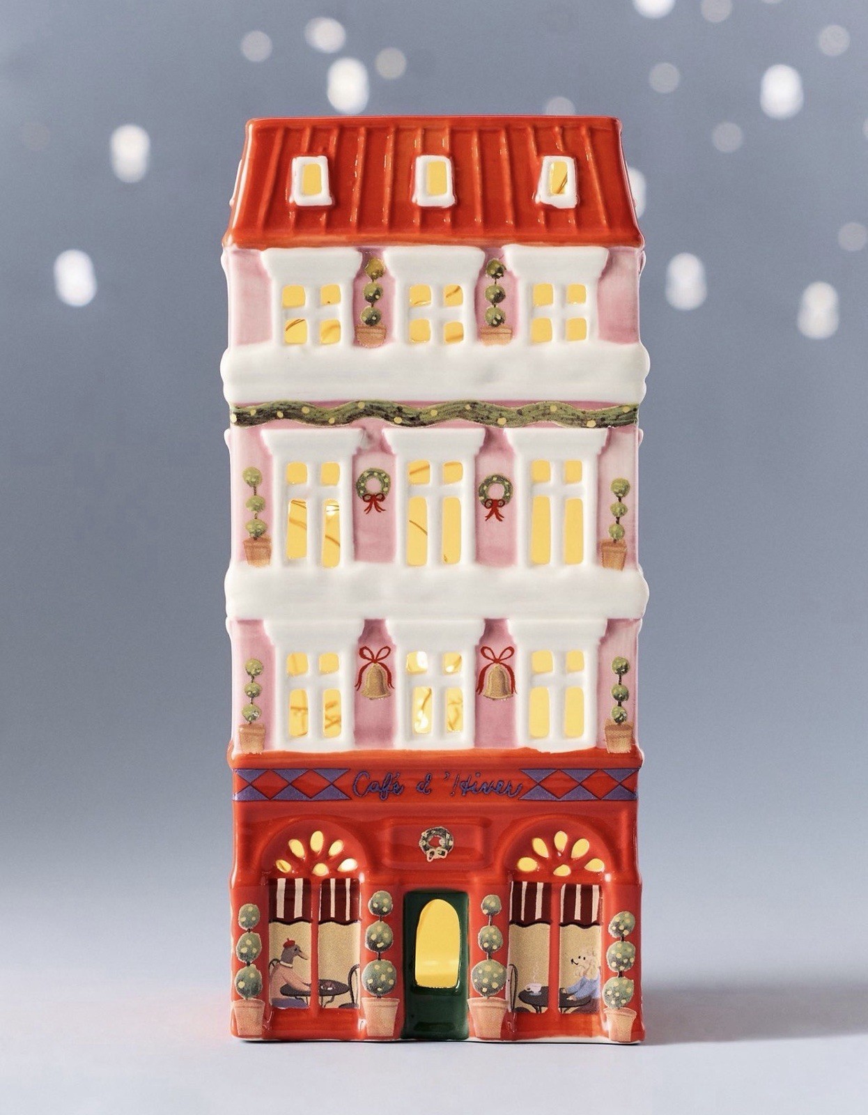 Anthropologie~Ceramic Holiday House~CAFE~NIB~SOLD OUT~2026~🥧🎄