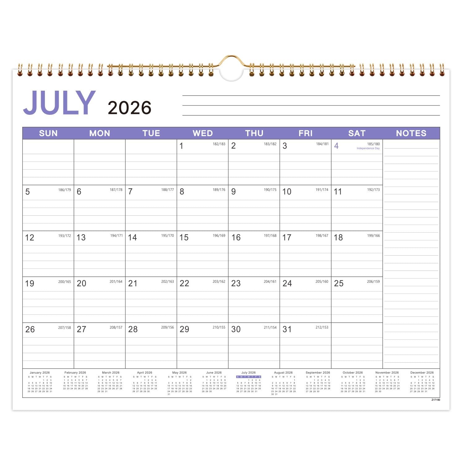 Calendar 20262027  Wall Calendar 20262027, 11.5\