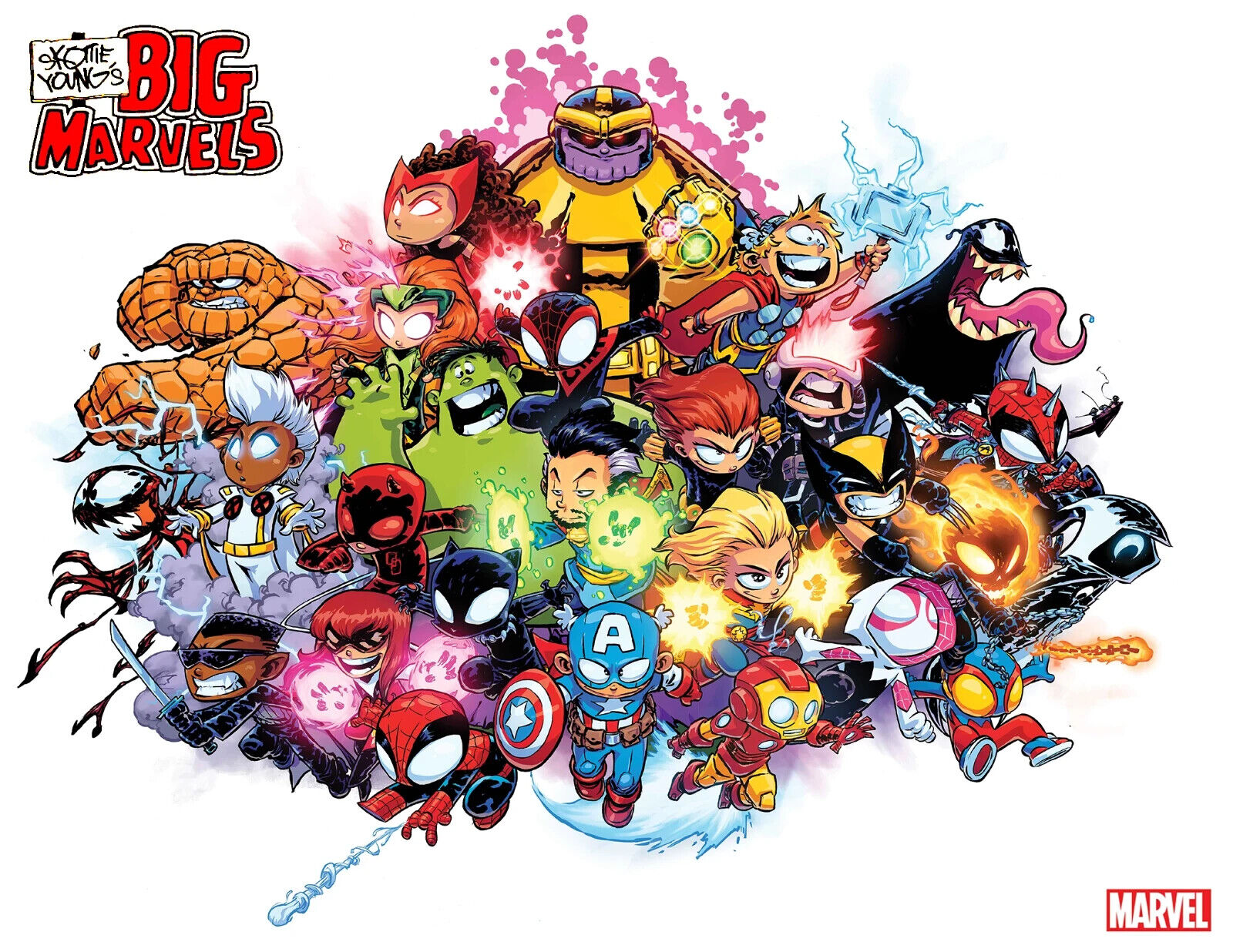 BIG MARVELS POSTER by Skottie Young ~ 24\