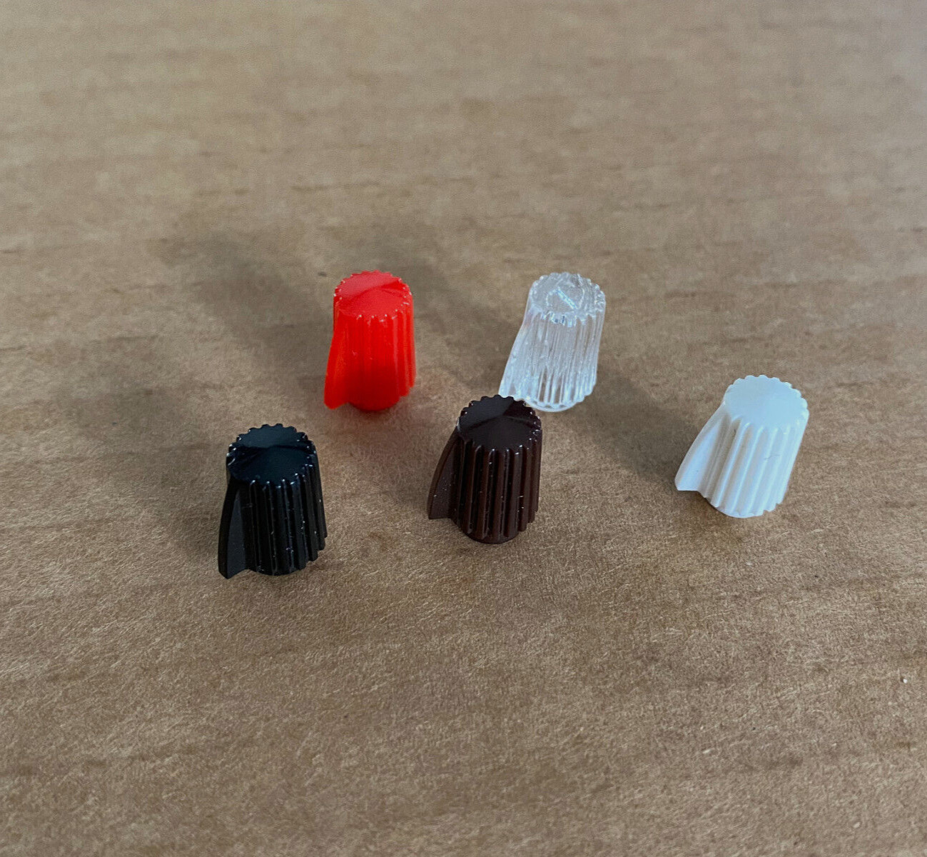 Qty One (1) Vintage NOS Plastic Clock Radio Knob - Pick from Five Colors Qty One (1) Vintage NOS Plastic Clock Radio Knob - Pick from Five Colors