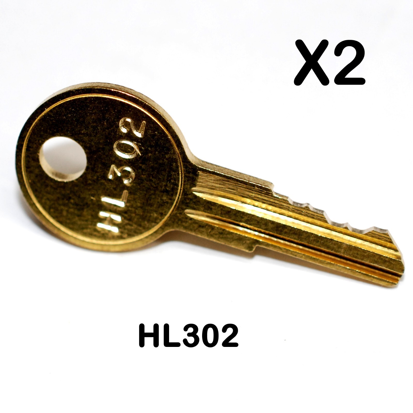 🔑 Two HL302 Keys ~ Doorking Equipment Key Phones Gate Lock (pre 1997 appx)