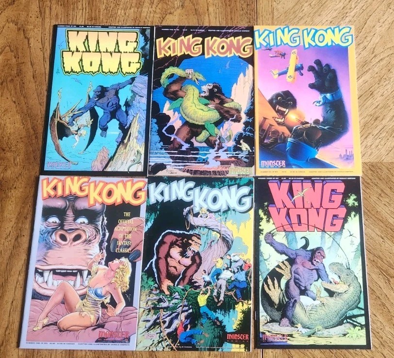 King Kong # 1-6 Complete 1991 Series (VF 8.0) Dave Stevens, Mark Schultz covers