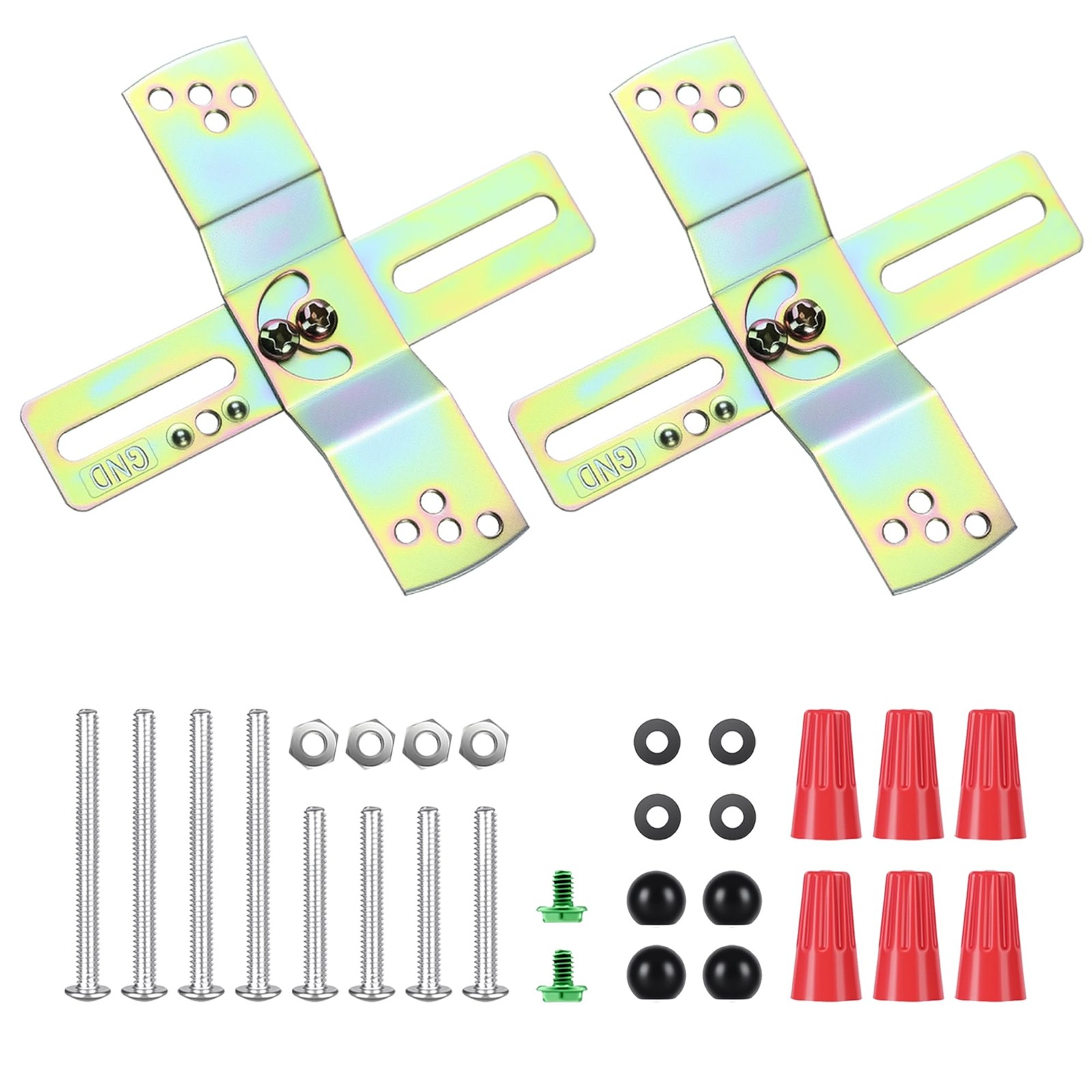 Light Fixture Mounting Brackets, Adjustable Plates for 4\