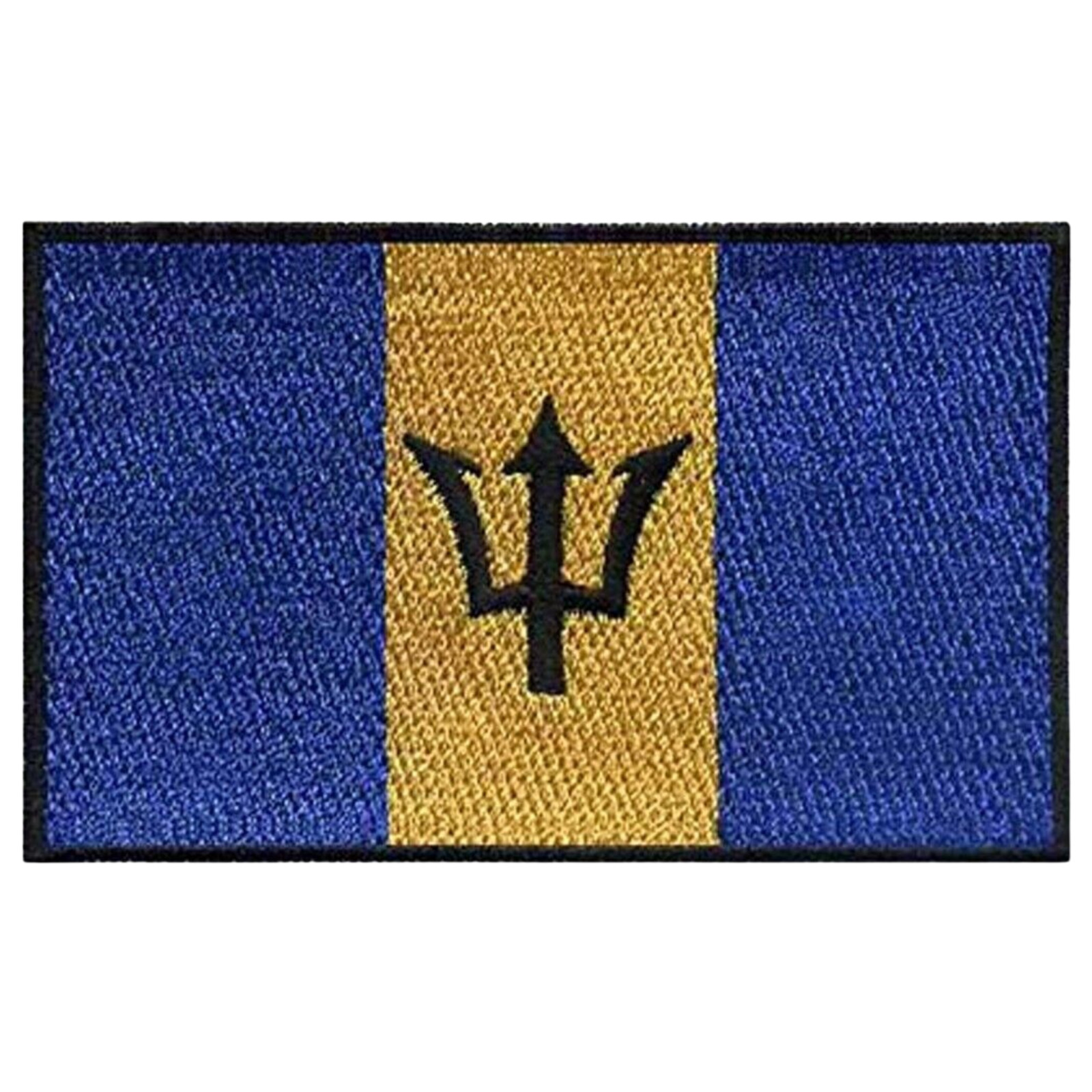 Barbados National Country Flag Iron on Patch Embroidered Sew On International