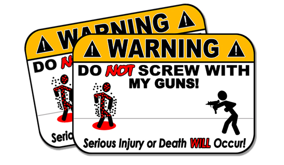 Funny Ammo Can Stickers - Vinyl Decals for Ammunition or Gun Cabinet - 2 pack Funny Ammo Can Stickers - Vinyl Decals for Ammunition or Gun Cabinet - 2 pack