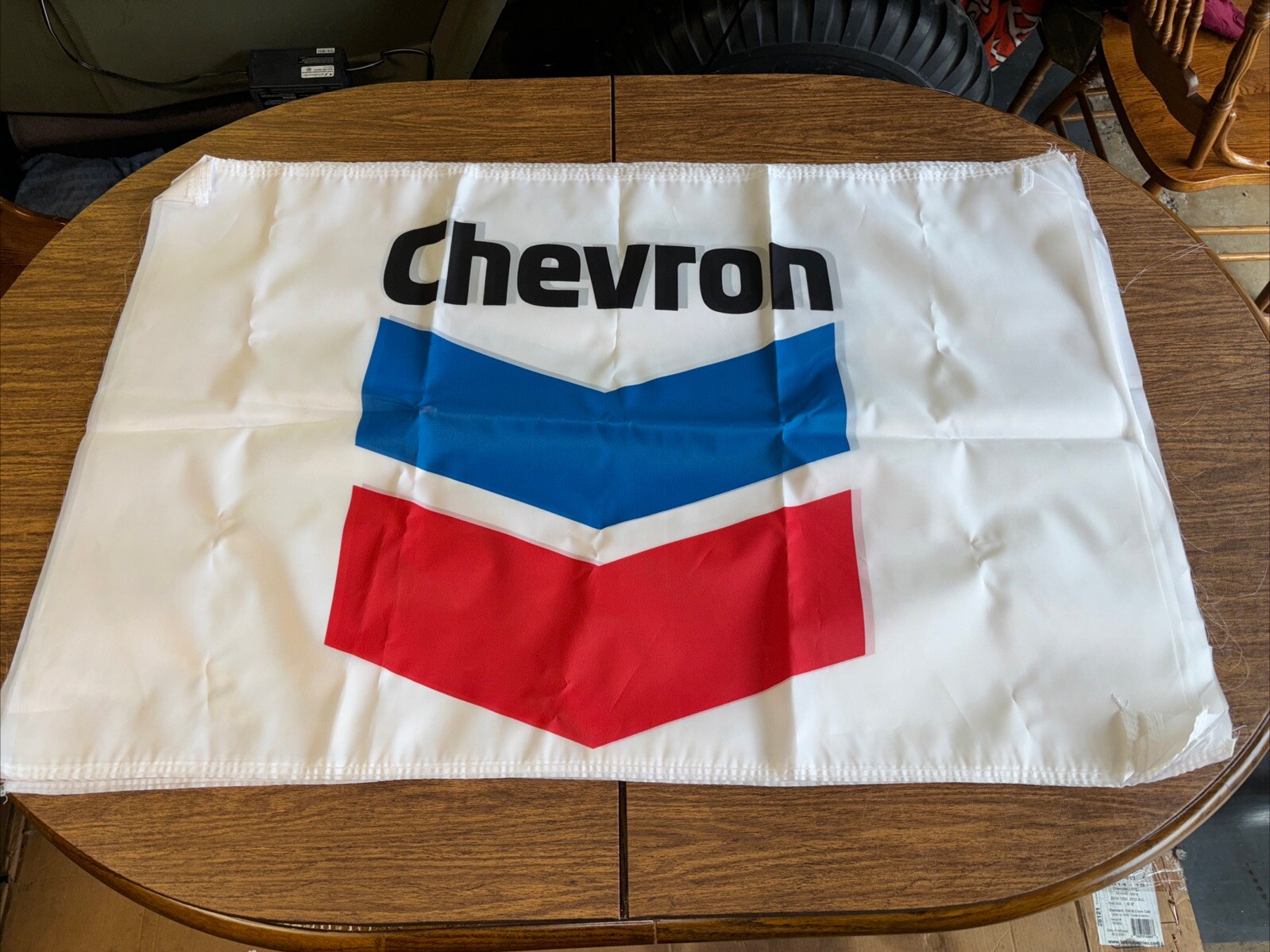 Vintage Chevron Dealer Flag / Banner