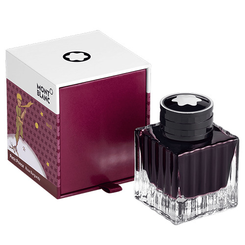 Montblanc  Fountain Pen Ink  Le Petit Rose Burgundy  In Bottle New 125926