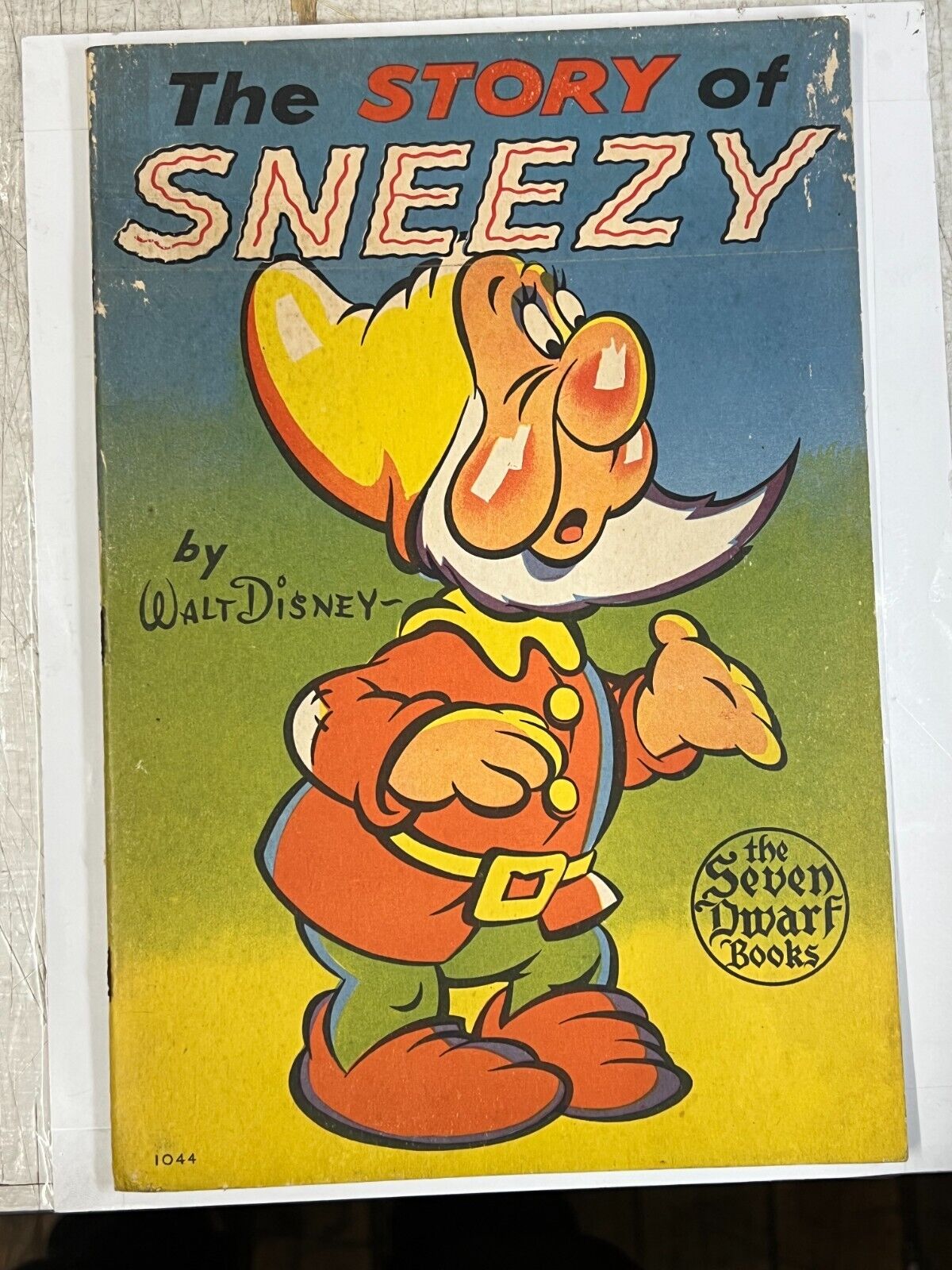 The Story Of Sneezy The Seven Dwarf Books Whitman Publishing 1938 | Combined Shi