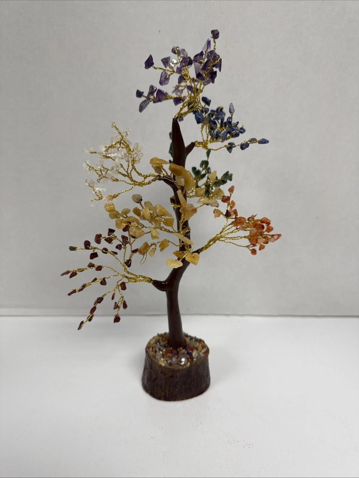 Seven Chakra Money Bonsai Tree Of Life Healing Feng Shui Statues Seven Chakra Money Bonsai Tree Of Life Healing Feng Shui Statues