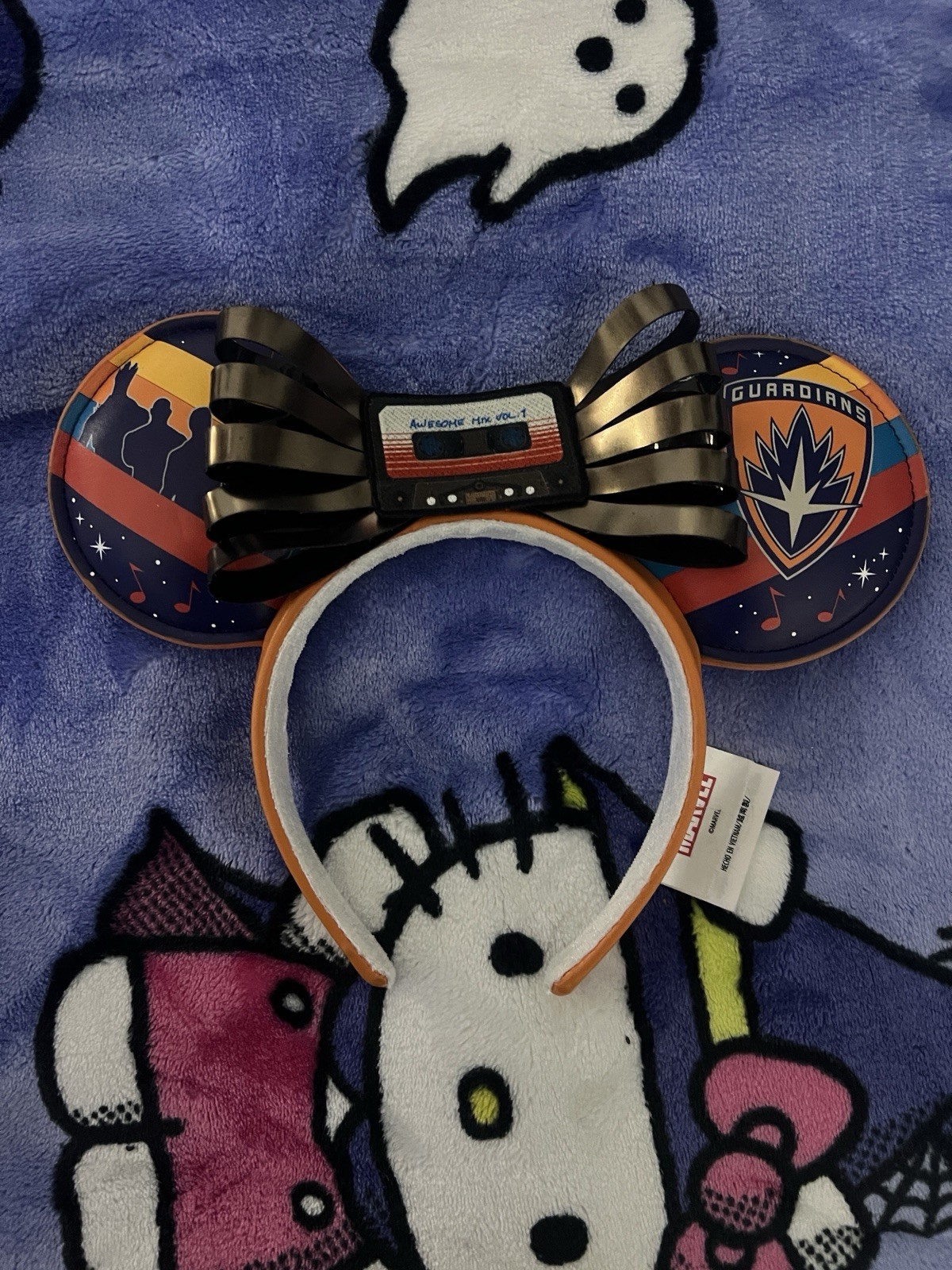 AUTHENTIC Disney World Guardian of Galaxy Cosmic Rewind Ears Mixtape (NEW) 🎶