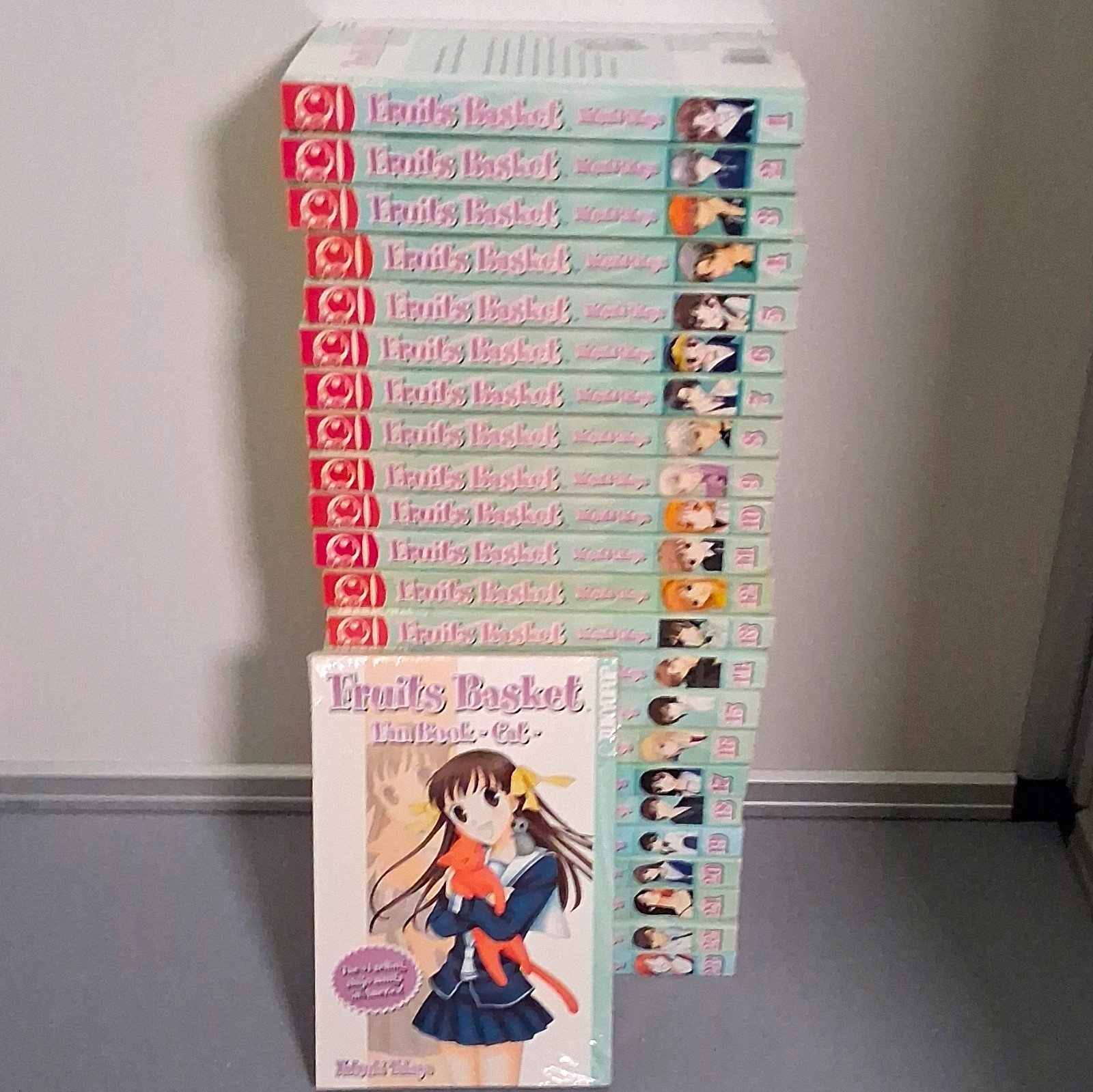 Fruits Basket Manga Lot Vol. 1-23 English + Fan Book Cat by Natsuki Takaya