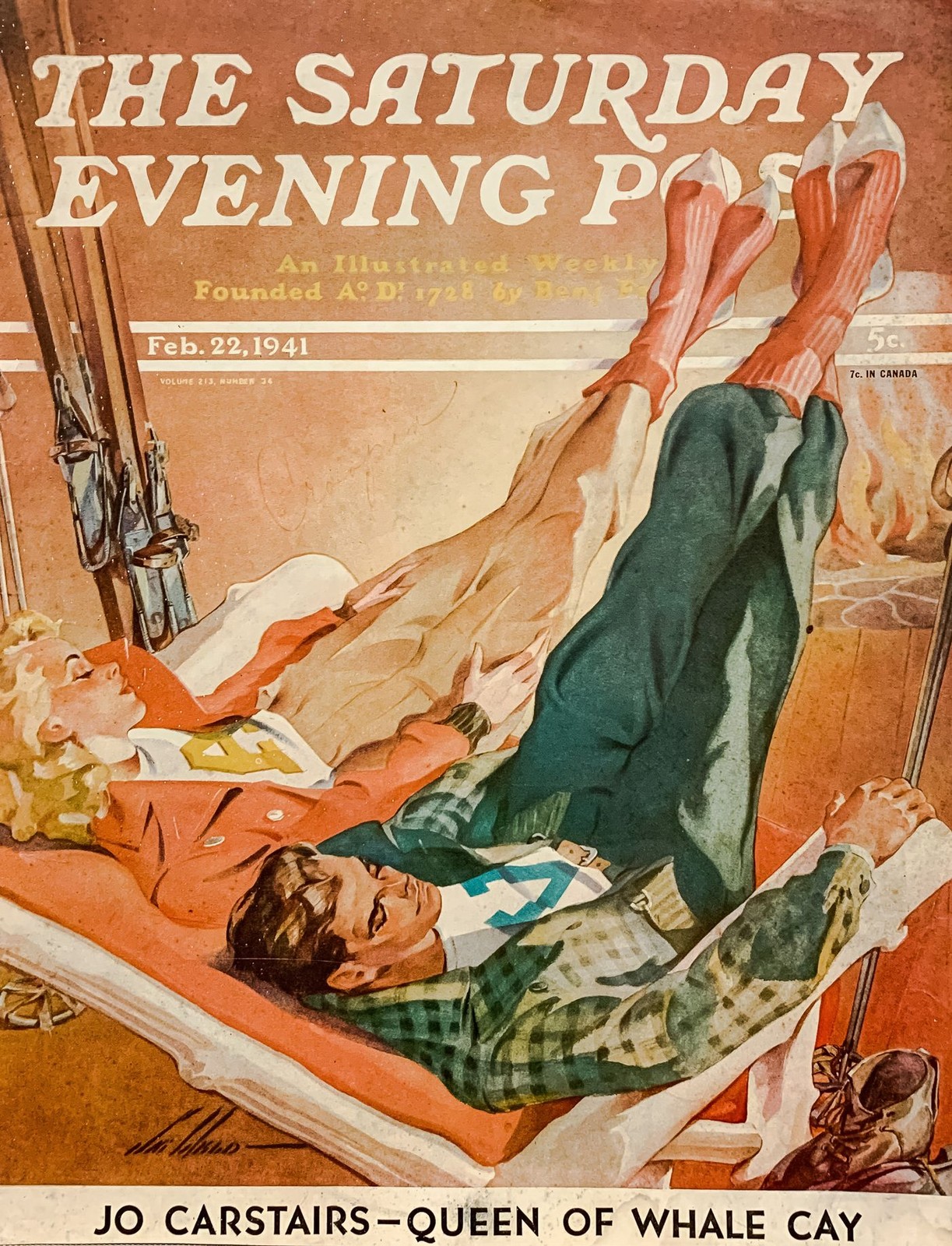 📰 The Saturday Evening Post (1941) Vintage Cover Poster - 24x36” Print 🎨 📰 The Saturday Evening Post (1941) Vintage Cover Poster - 24x36” Print 🎨