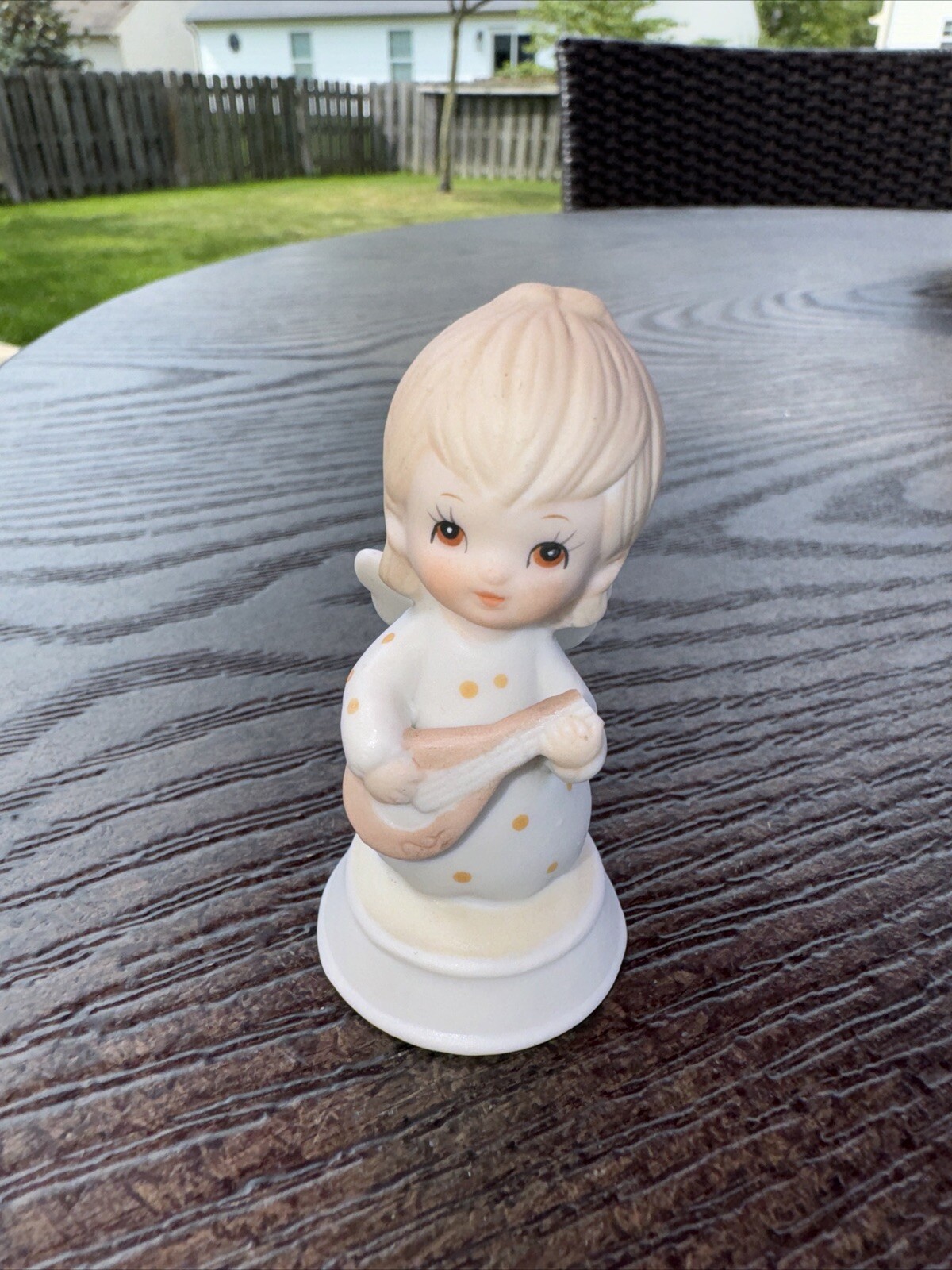 1982 LEFTON CHINA CHRISTOPHER COLLECTION GIRL ANGEL FIGURE