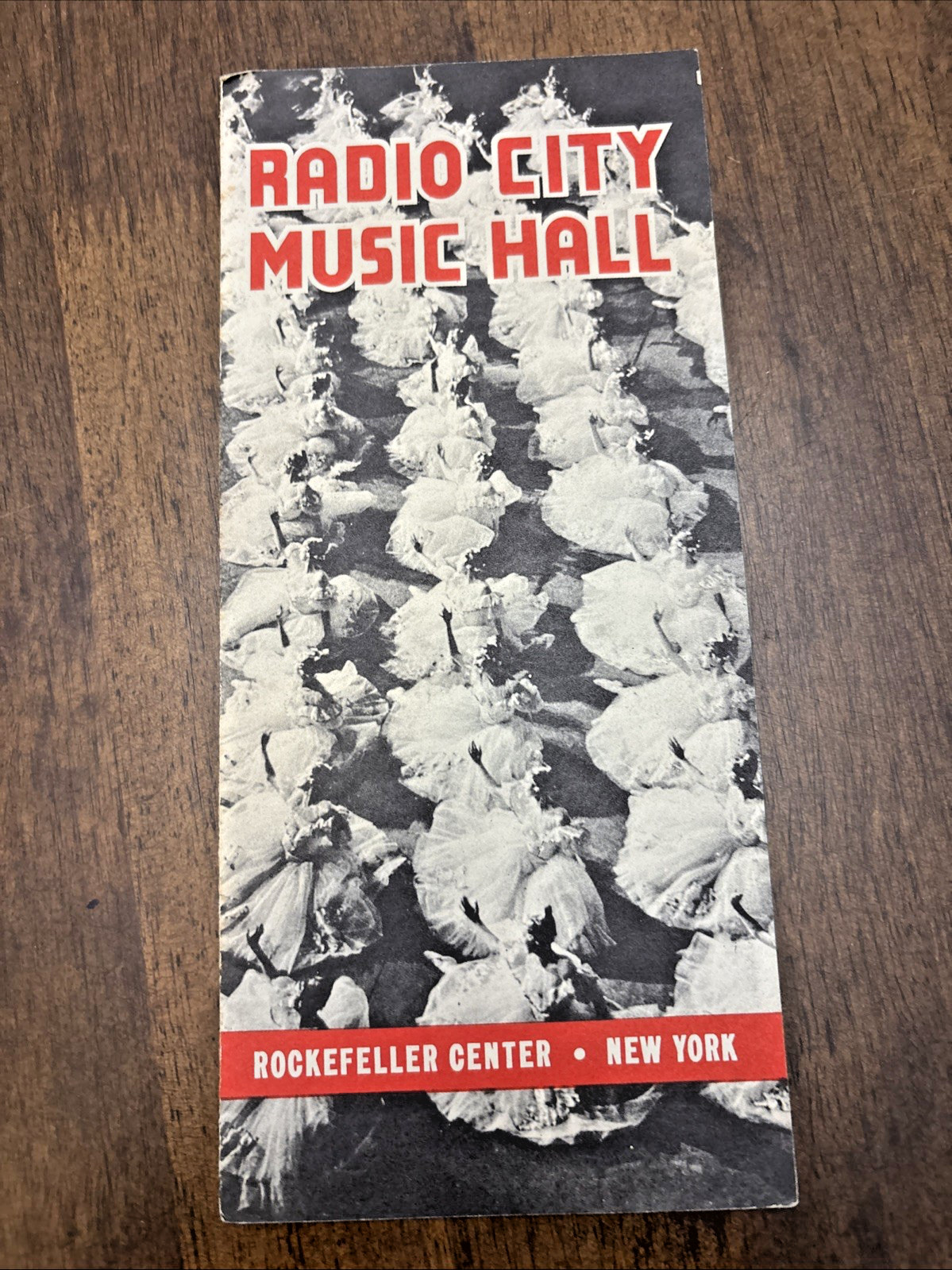 Radio City Music Hall Rockefeller Center NY Brochure Ballet Rockettes 1950s/60s