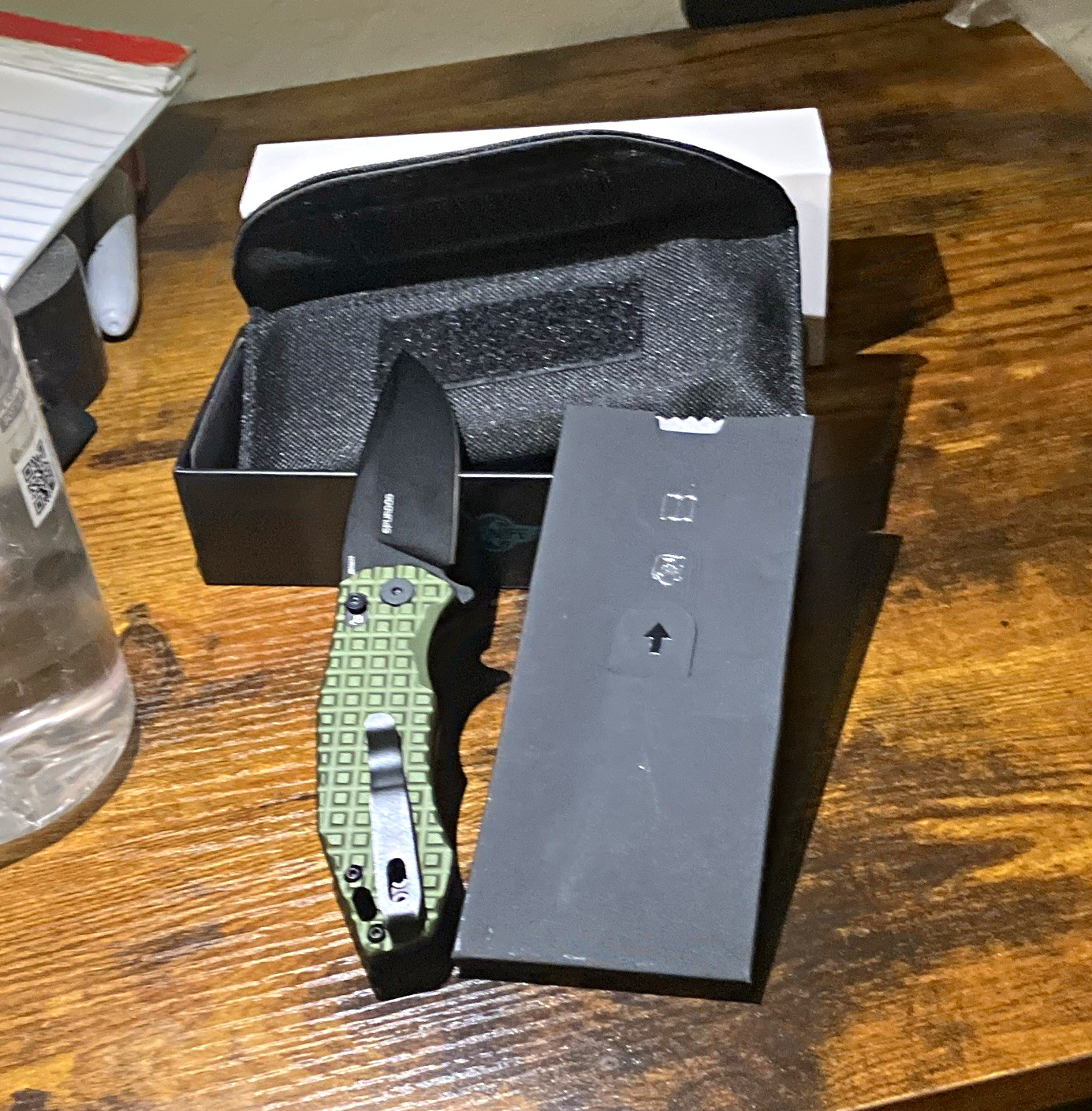 Oknife Spurdog OD Green Folding Knife – D2 Black Blade – Aluminum Handle – New i