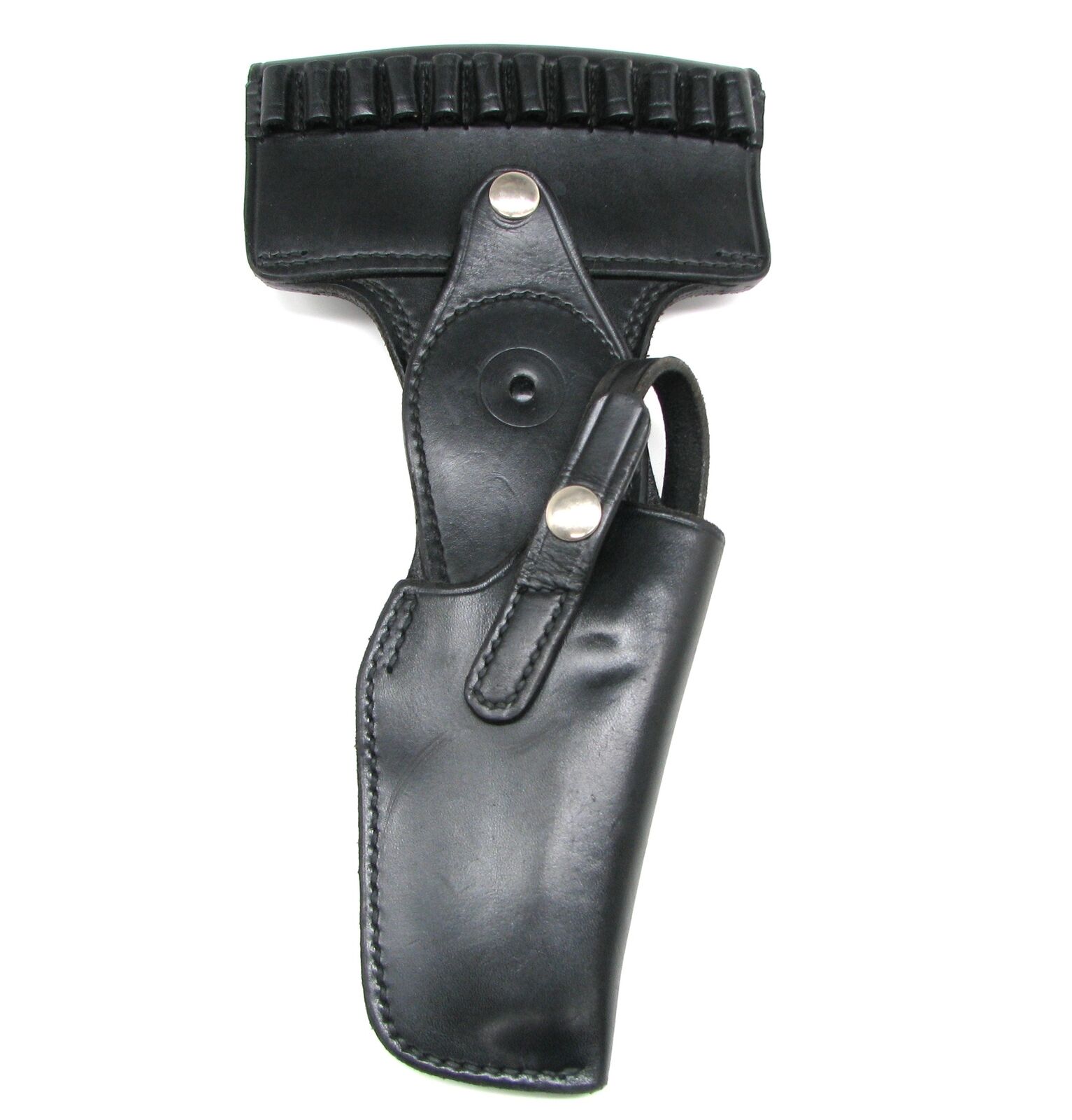 Swivel Holster with cartridge loops fits 4-inch revolvers