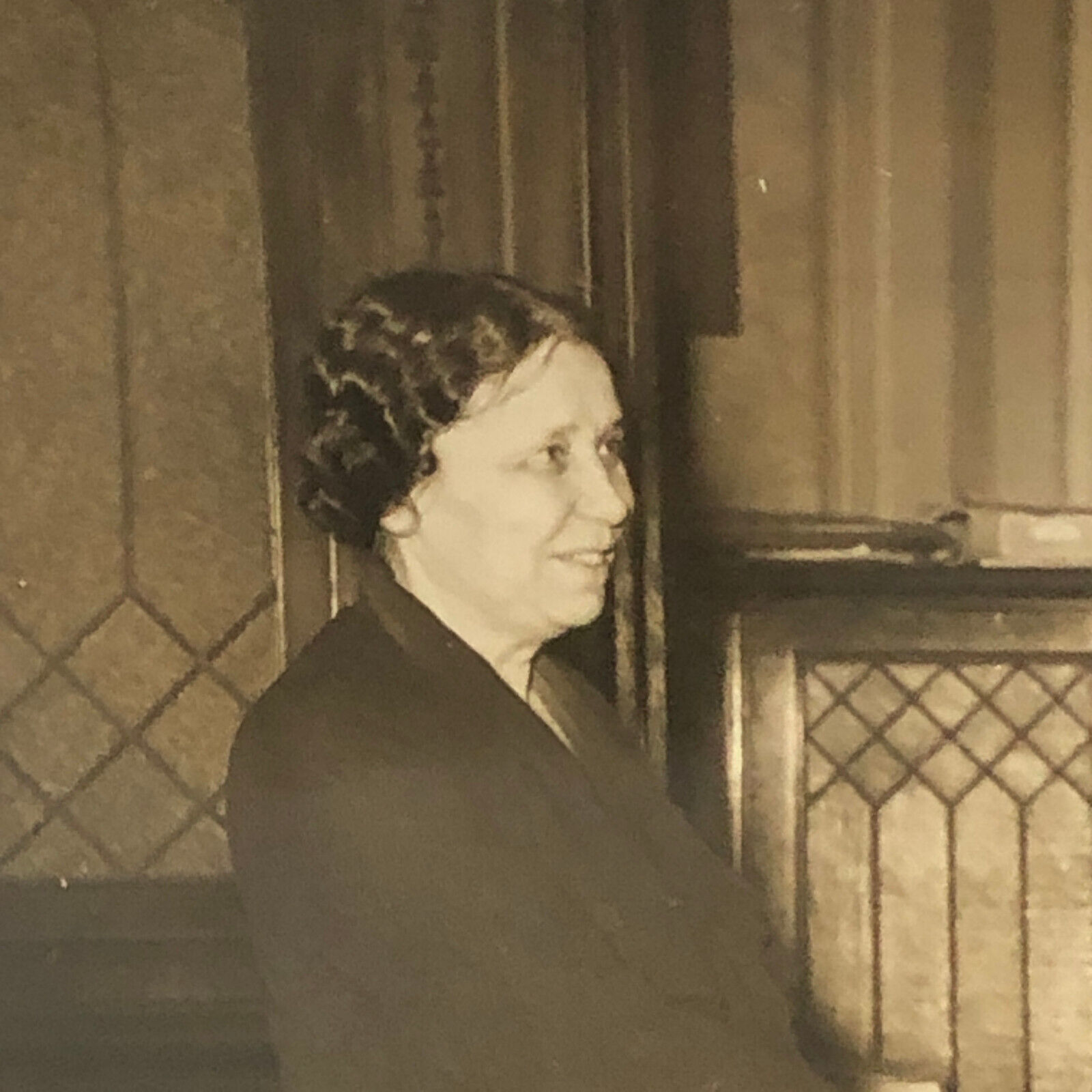 Press Photo Photograph Hattie N Caraway First Woman Senator 1933 Underwood Photo