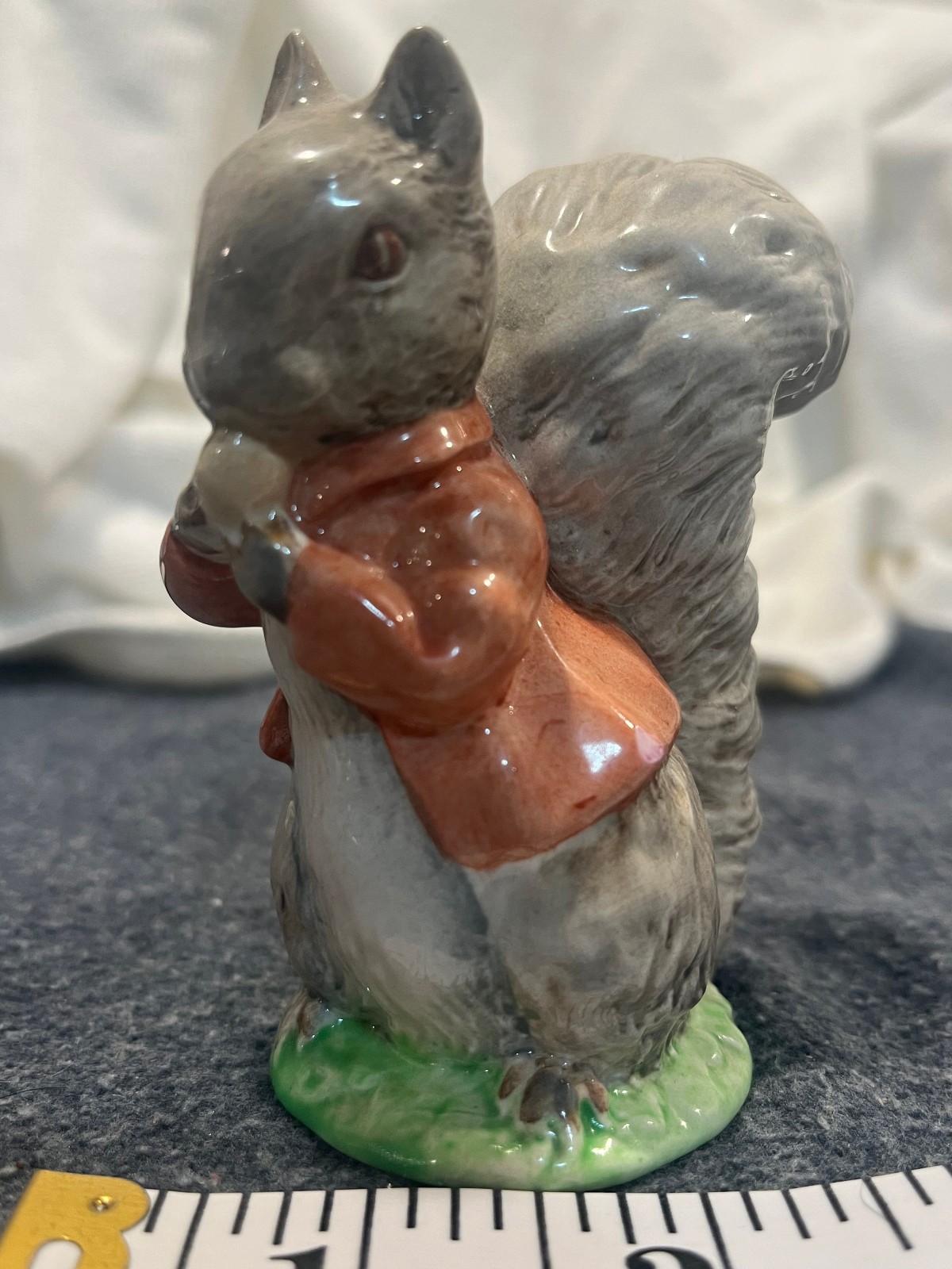 Beatrix Potter's Timmy Tiptoes Squirrel Figurine Beswick England F Warne & Co
