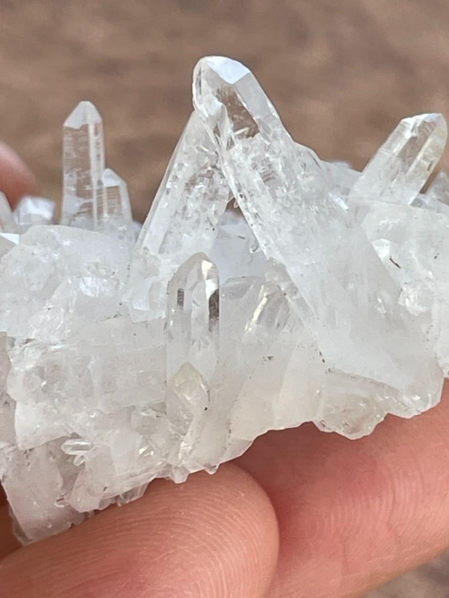 Quartz Crystal Cluster Itaya Nishimera Miyazaki Japan Natural Mineral 63.8mm