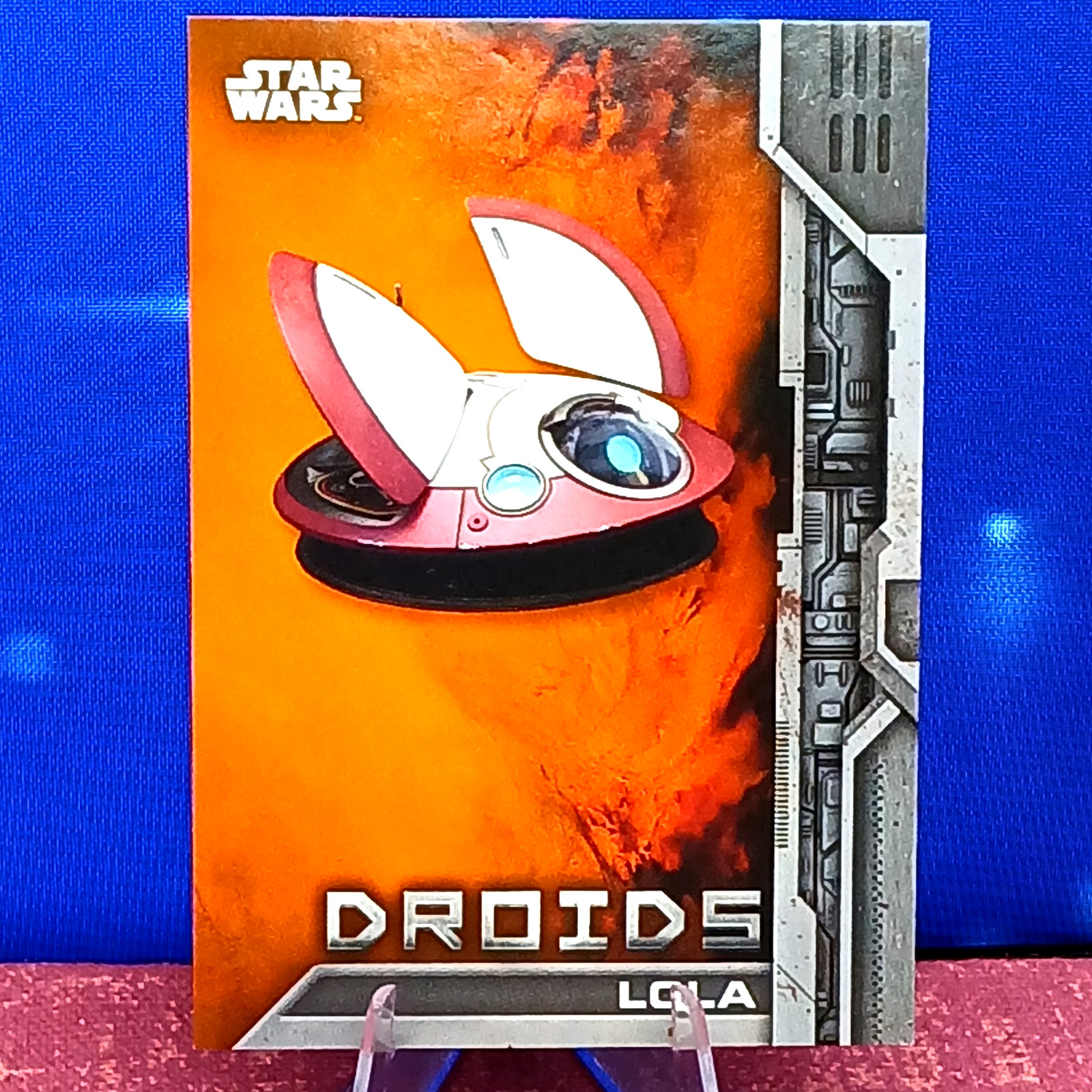 2023 Topps Star Wars Obi-Wan Kenobi #D-1 Droid Lola Orange Parallel  /50