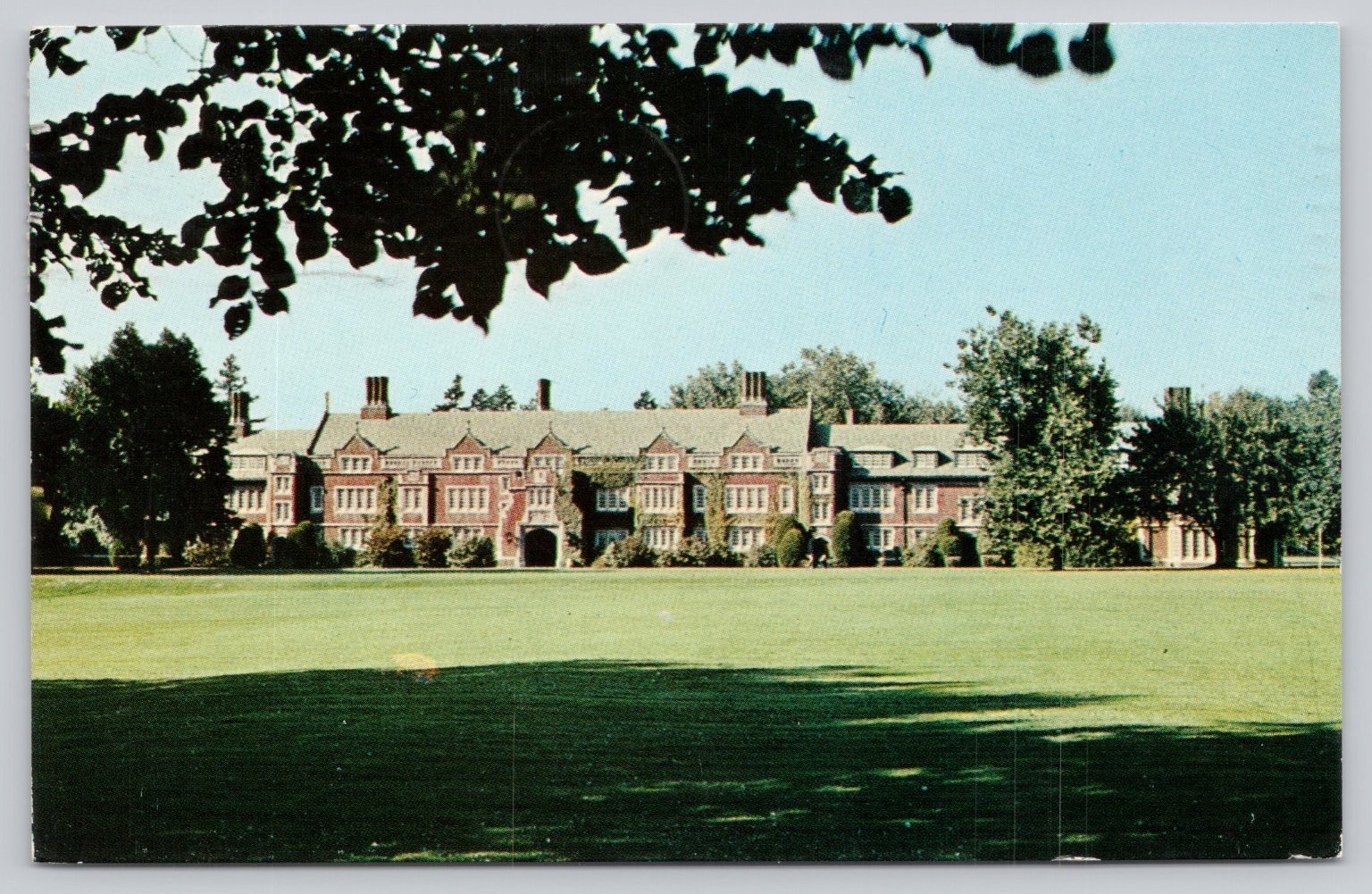 Reed College Portland Oregon Tudor Gothic Architecture Dormitory 1963 Chrome Reed College Portland Oregon Tudor Gothic Architecture Dormitory 1963 Chrome