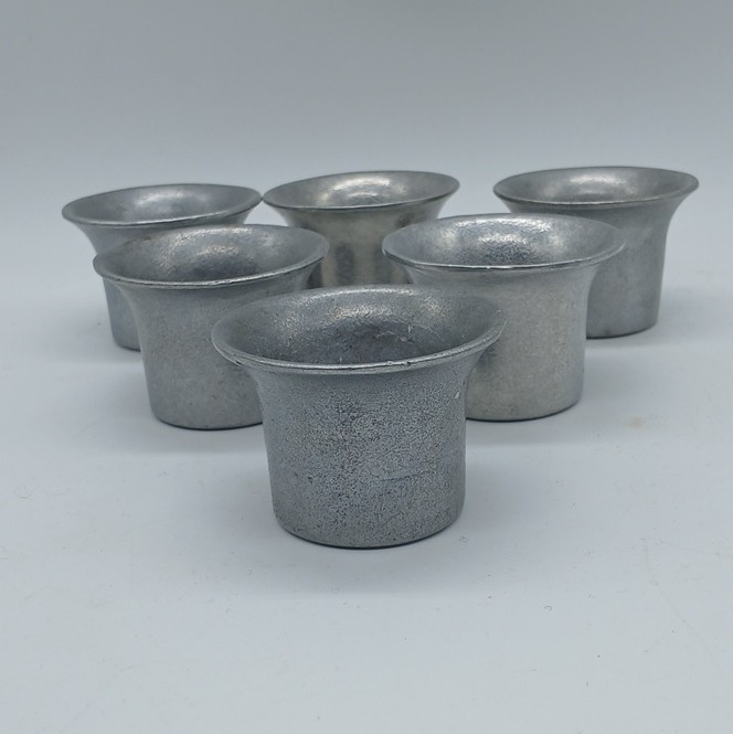 Wilton Sauce Cup Or Tea Light  Pewter  Lot Of 6