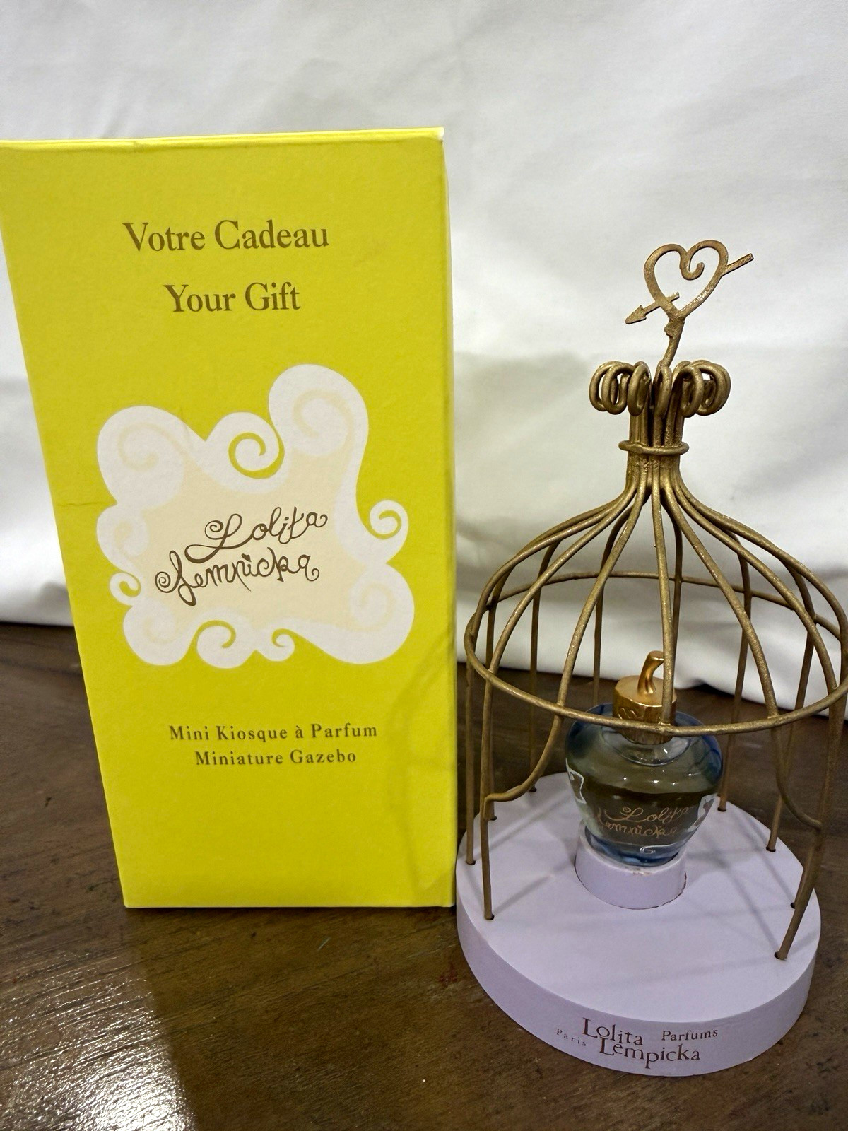 Rare Vintage Lolita Lempicka Miniature Gazebo Gift Set Mini Kiosque 5ml EDP Rare Vintage Lolita Lempicka Miniature Gazebo Gift Set Mini Kiosque 5ml EDP
