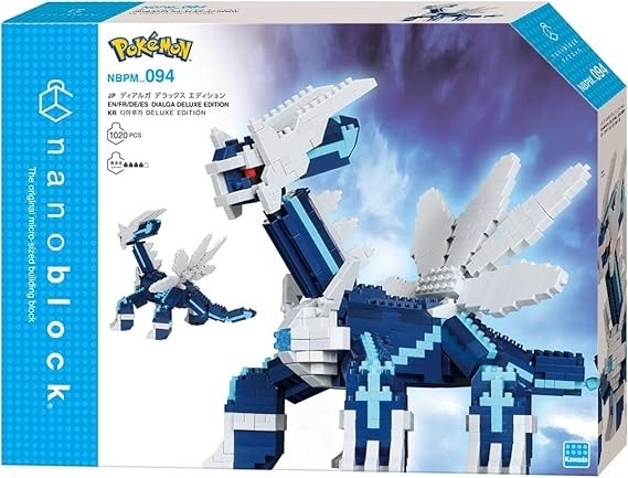 NEW Kawada Nanoblock Pokemon Dialga Deluxe Edition NBPM_094 Japan