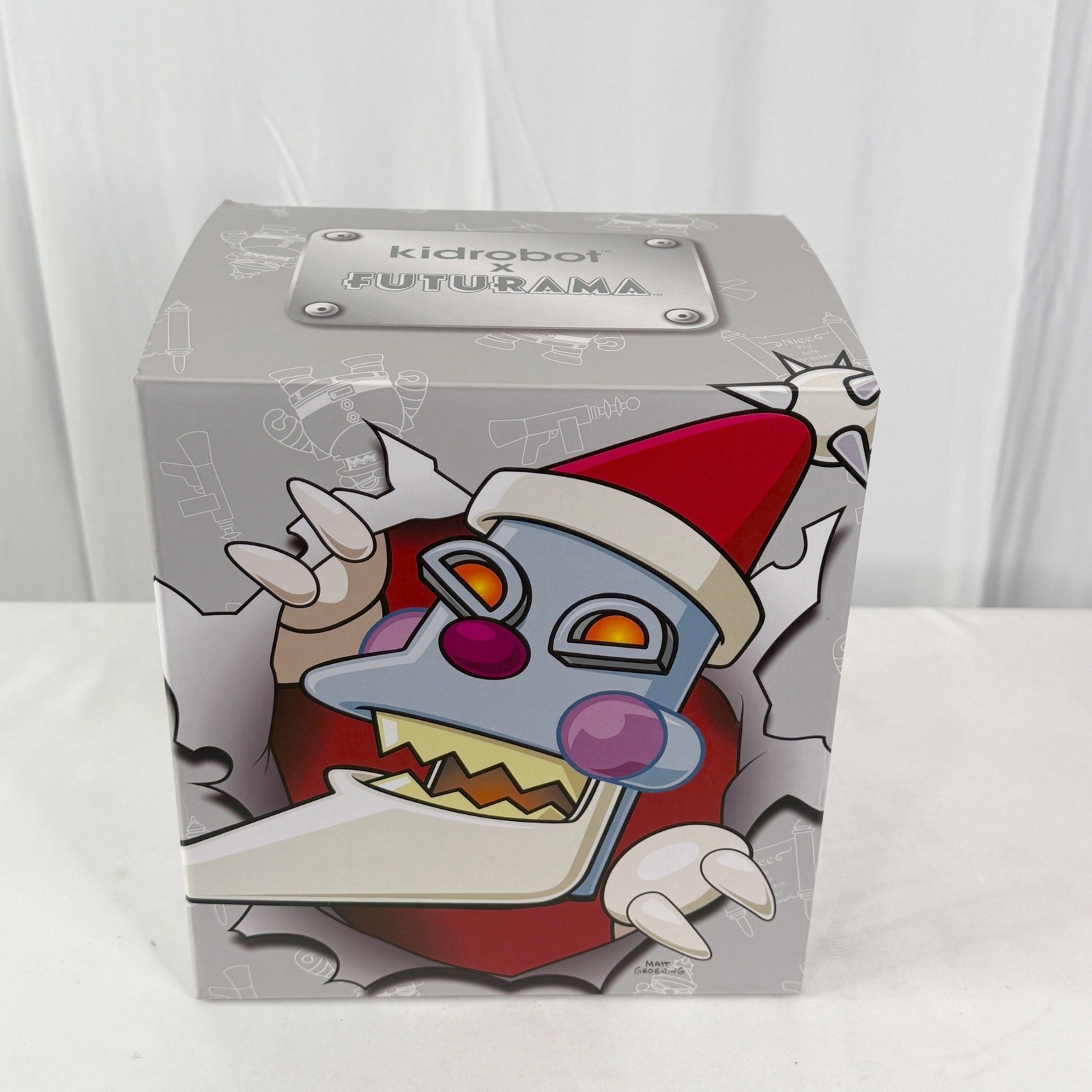 Kidrobot Futurama Robot Santa Claus Medium Vinyl Figure 2018 Matt Groening Nice Kidrobot Futurama Robot Santa Claus Medium Vinyl Figure 2018 Matt Groening Nice