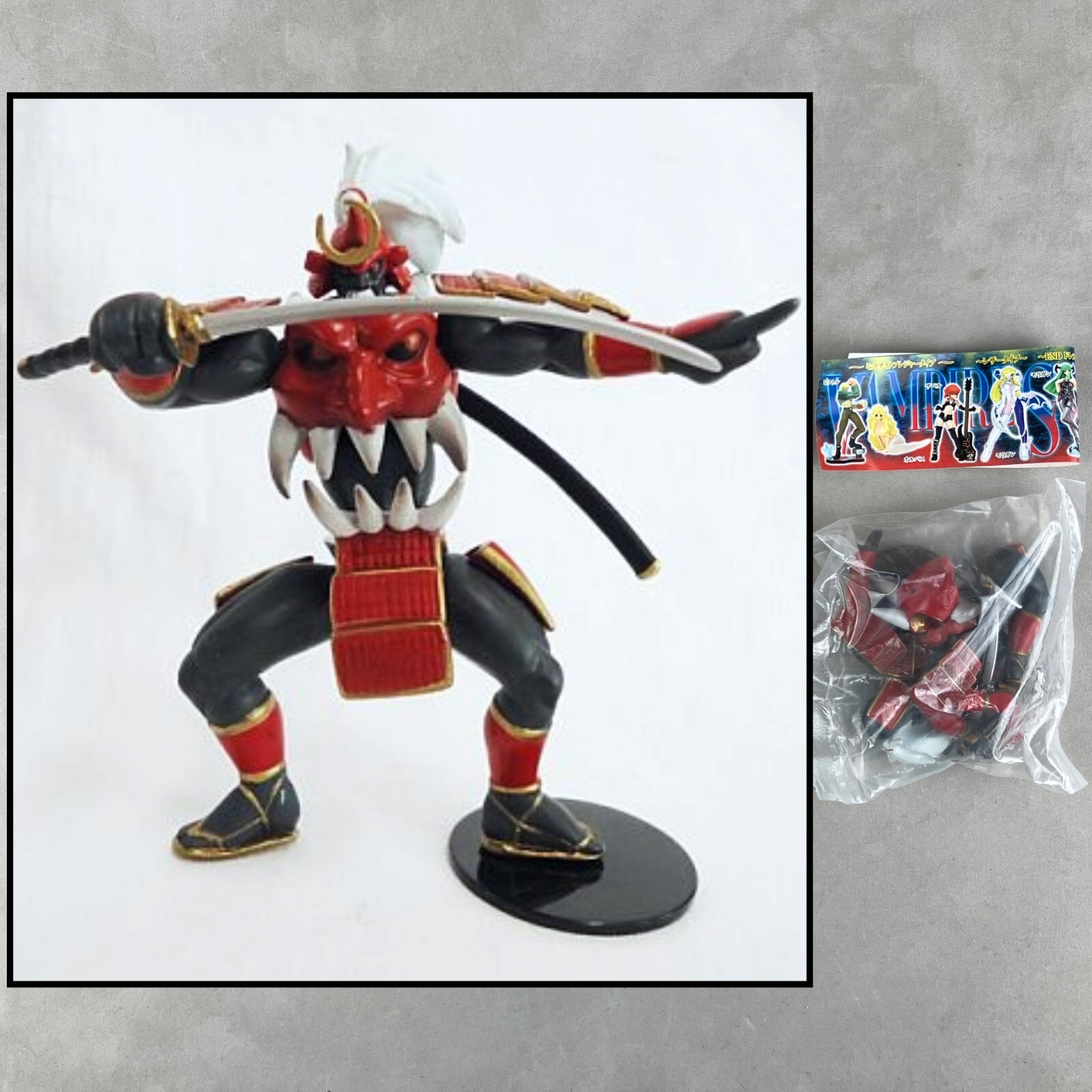 Yujin Darkstalkers Vampire Savior Bishamon SR Super Real Anime Figure Japan