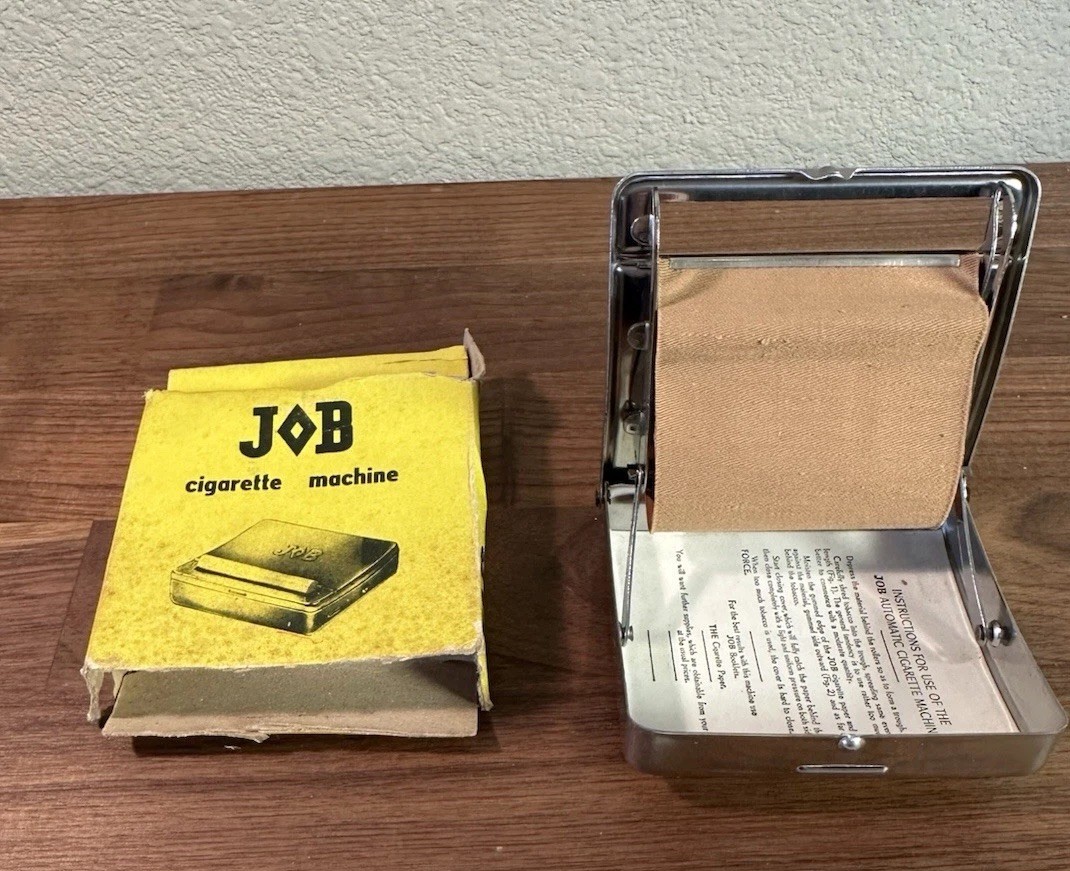 Vintage J&B Cigarette Machine With Box and Instructions
