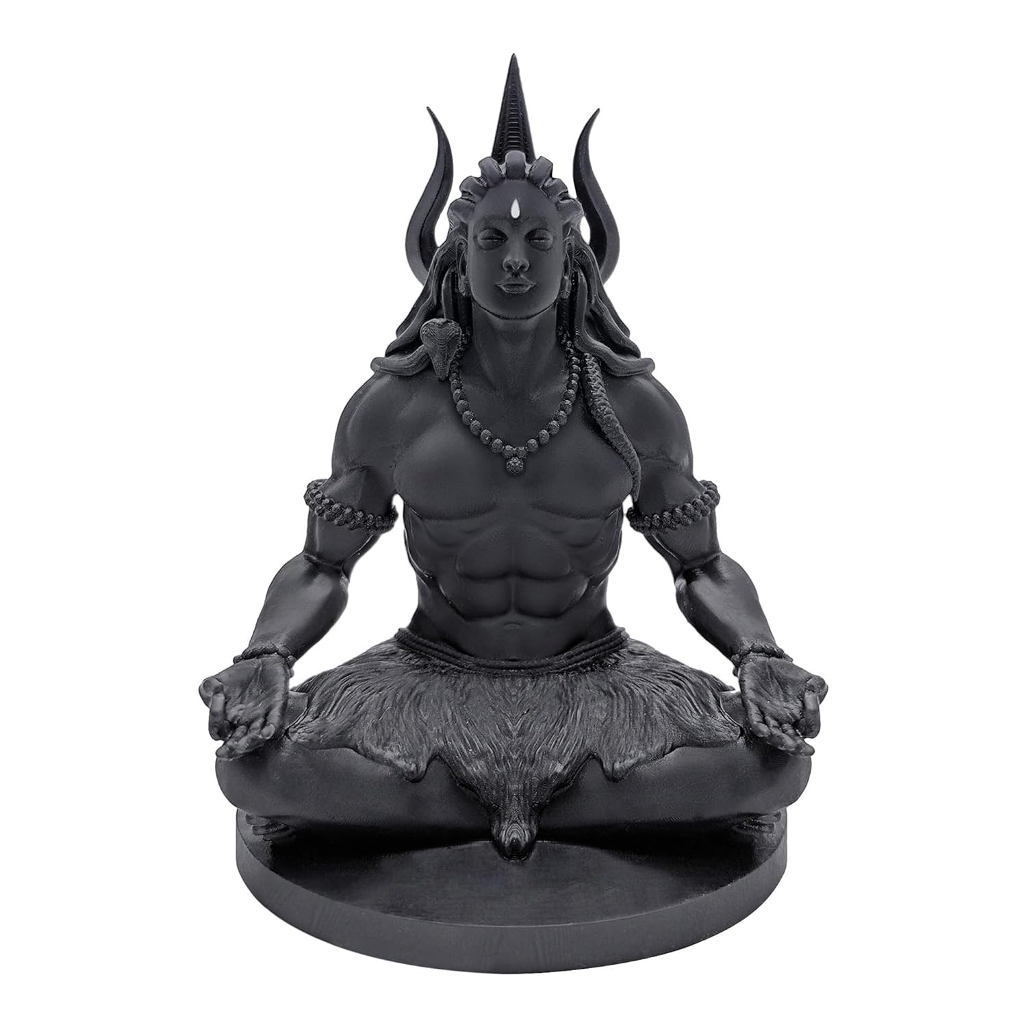 Shiva Murti for Car Dashboard – Hindu God Idol for Office & Home Decor 3 INCH