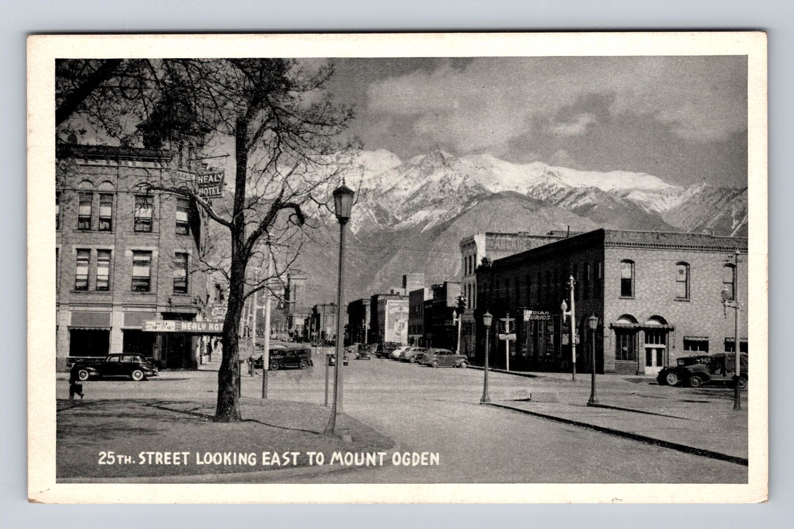 Ogden UT-Utah, 25th Street, Antique, Vintage c1944 Postcard