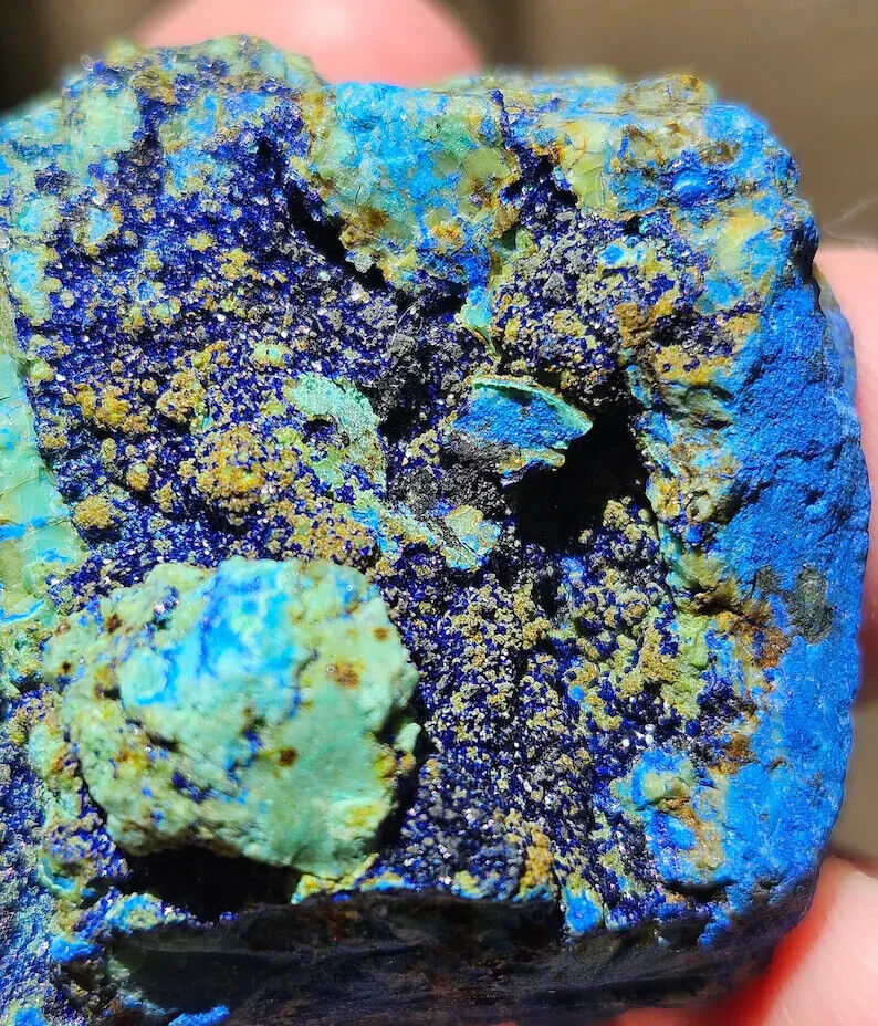 64g Malachite/Azurite/Druse/Raw Specimen/All Natural Mineral/Liufengshan Mine, G
