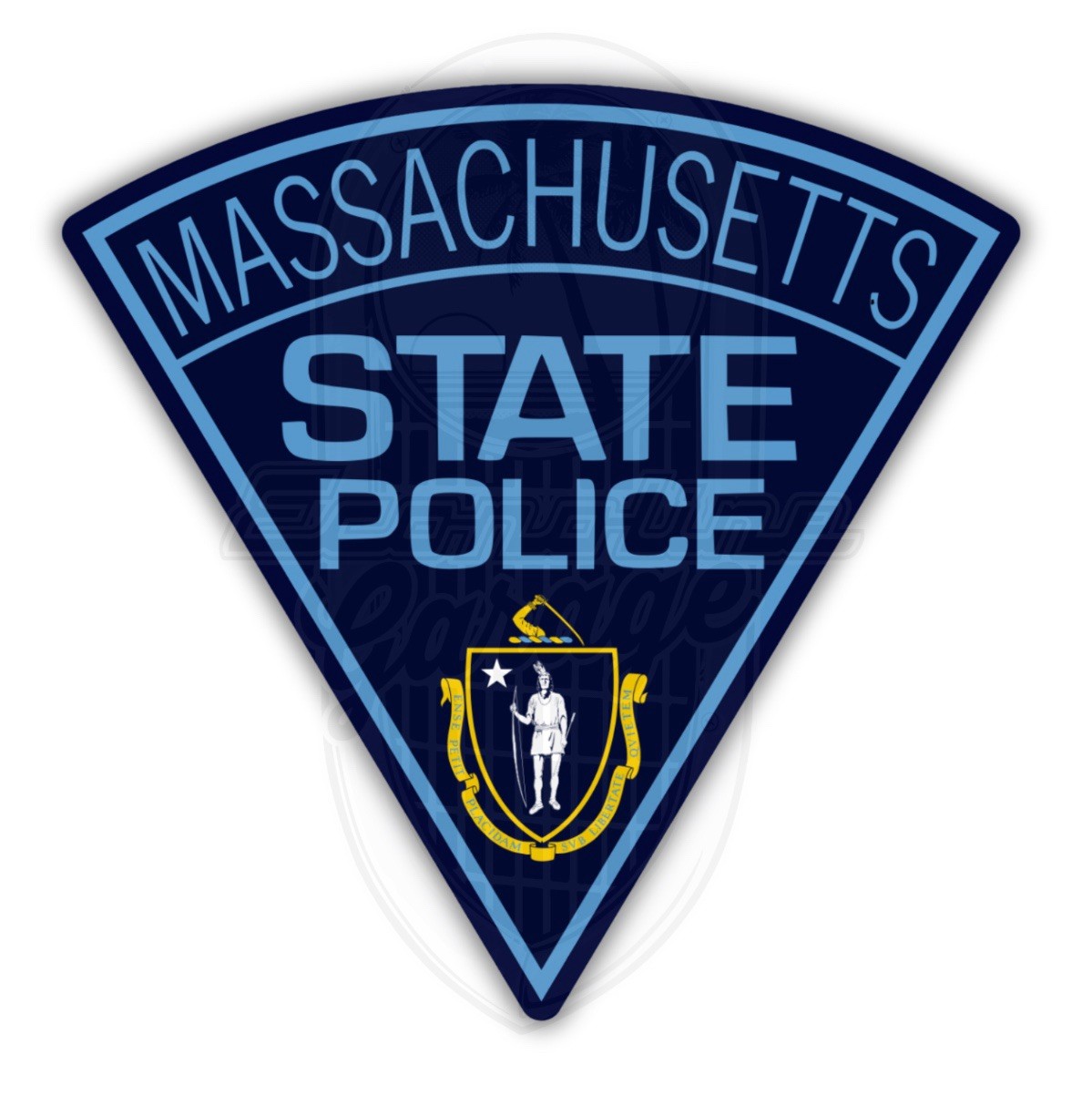 Massachusetts State Police 3” Sticker Decal Sheriff Fraternal MA MSP Constable