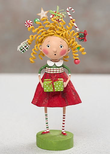 Lori Mitchell Christmas Figurine ~ Gabby Giftmas