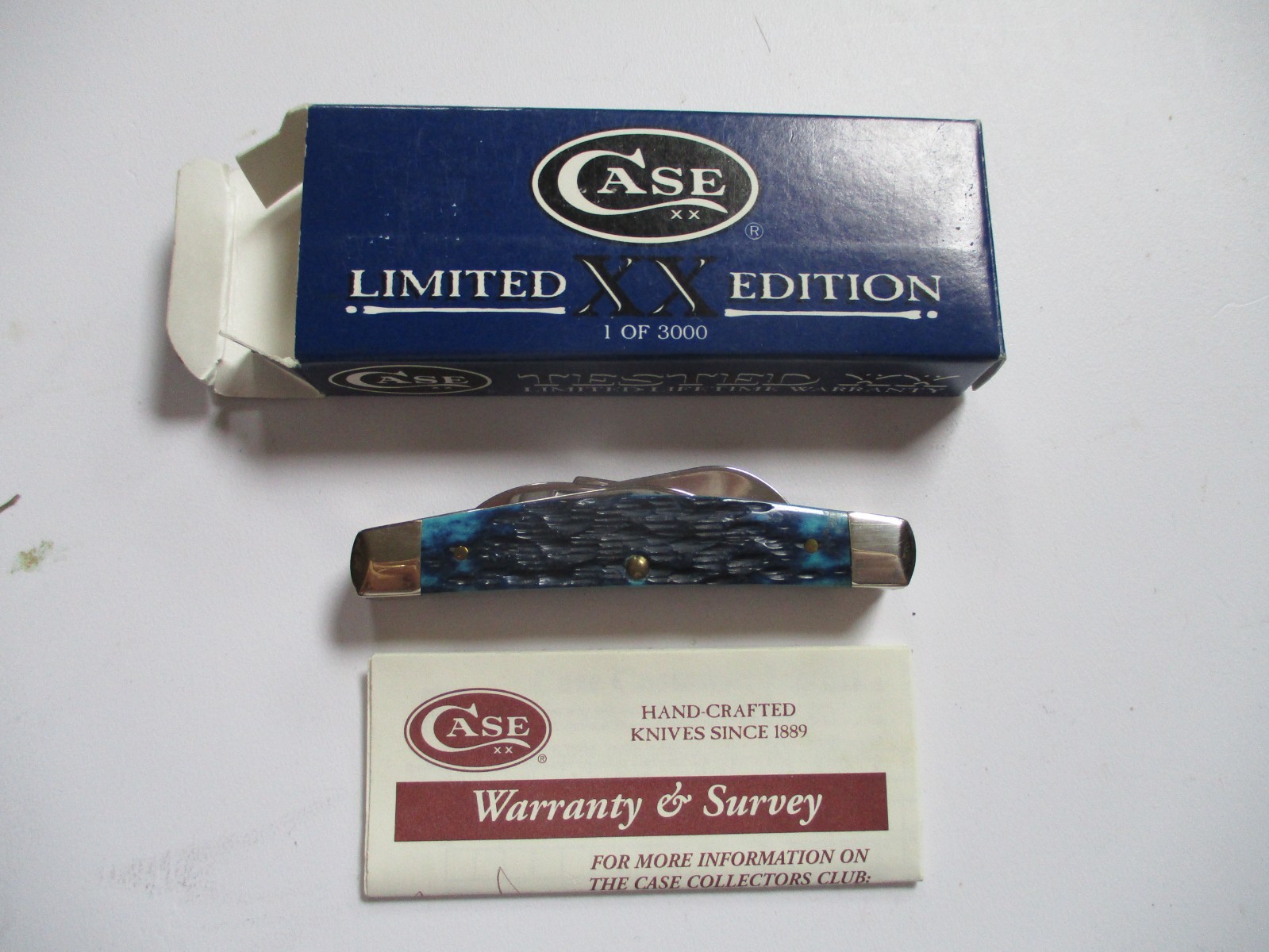 Limited Edition Case XX 64052 SS Ocean Blue  Congress, NIB 1 of 3000