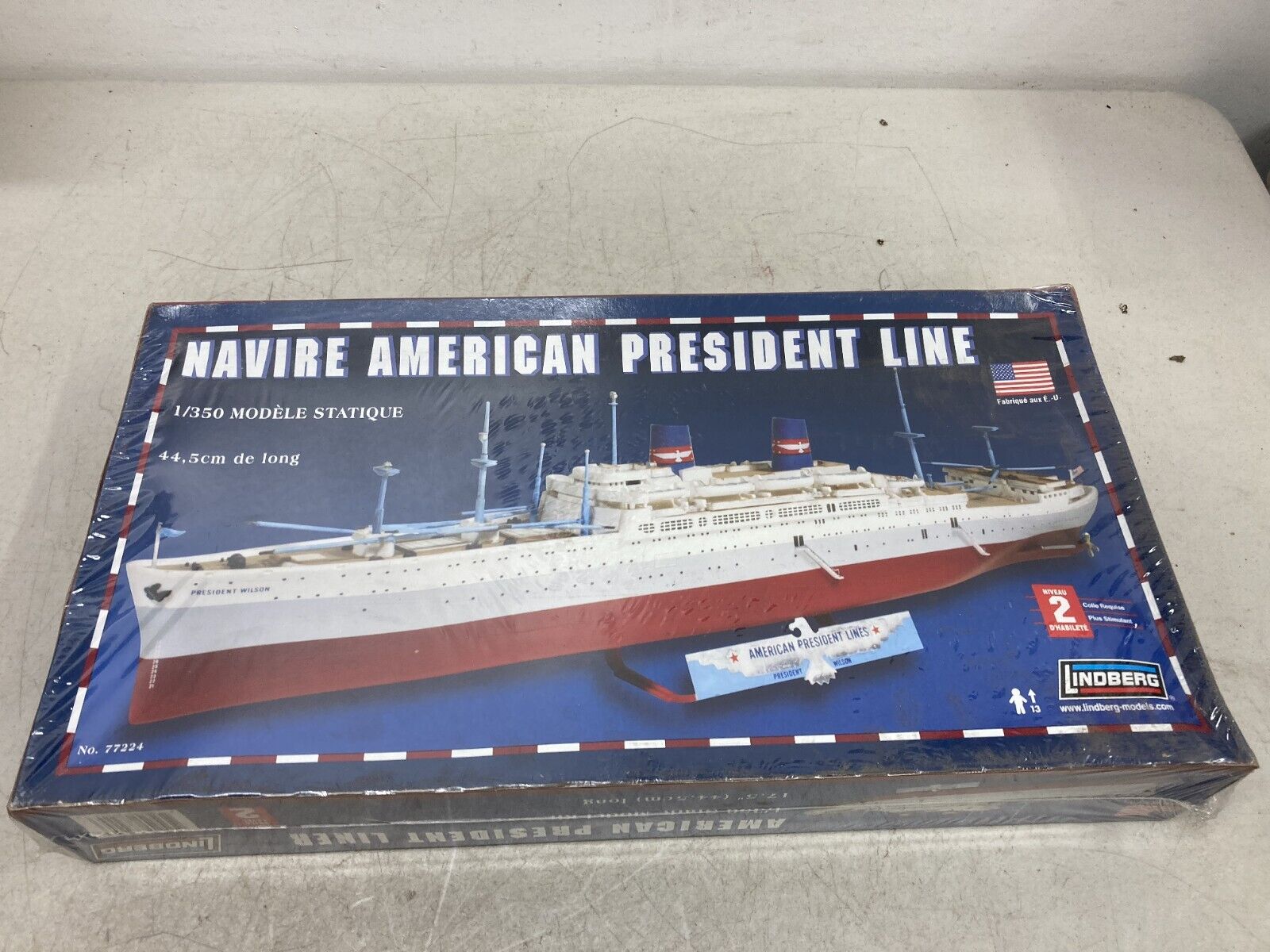 Navire American President Line 1/350 Modele Statique 44.5 cm / 77224 LINDBERG 2e