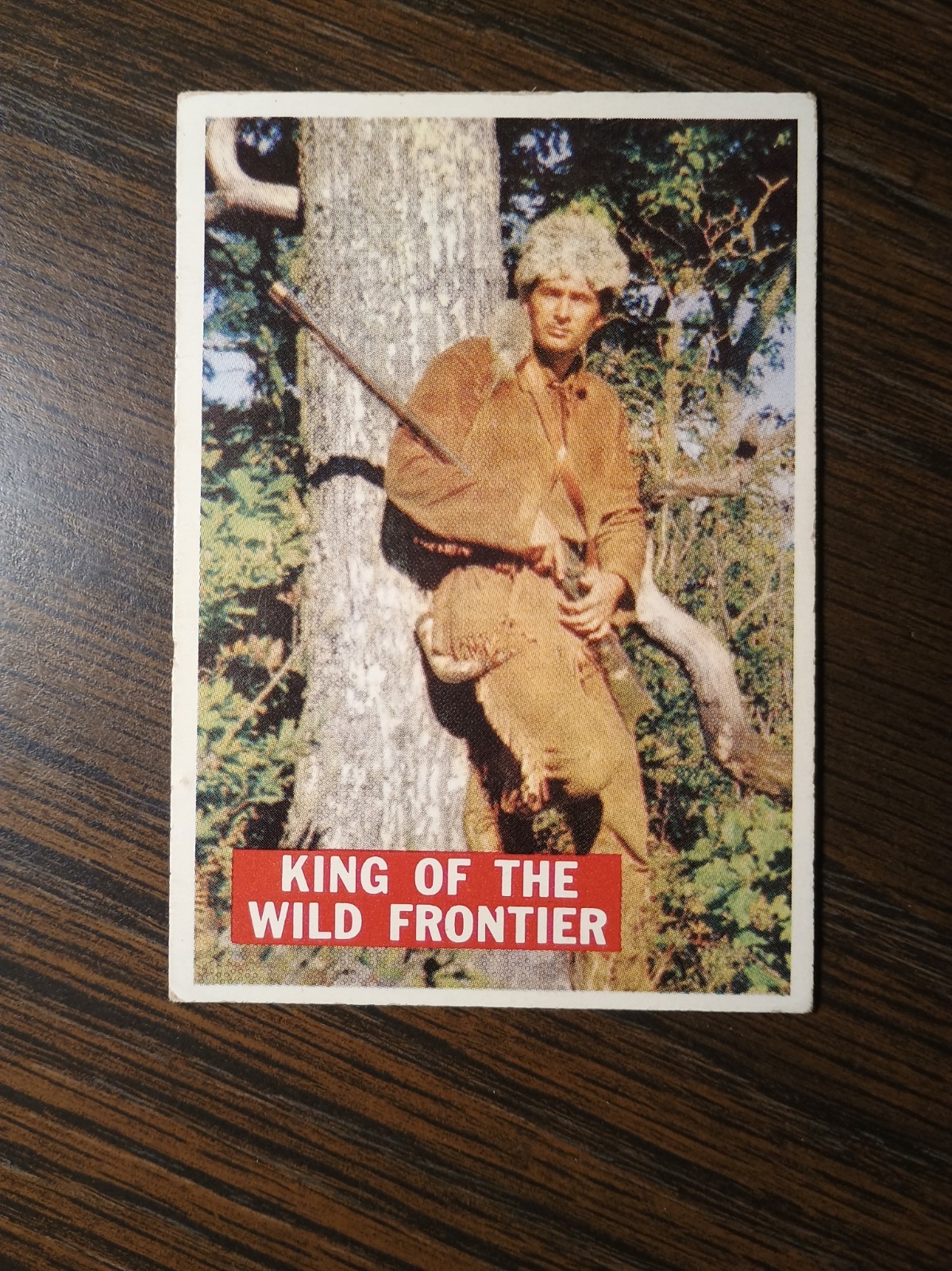 1956 Topps Davy Crockett Orange #1 Nice