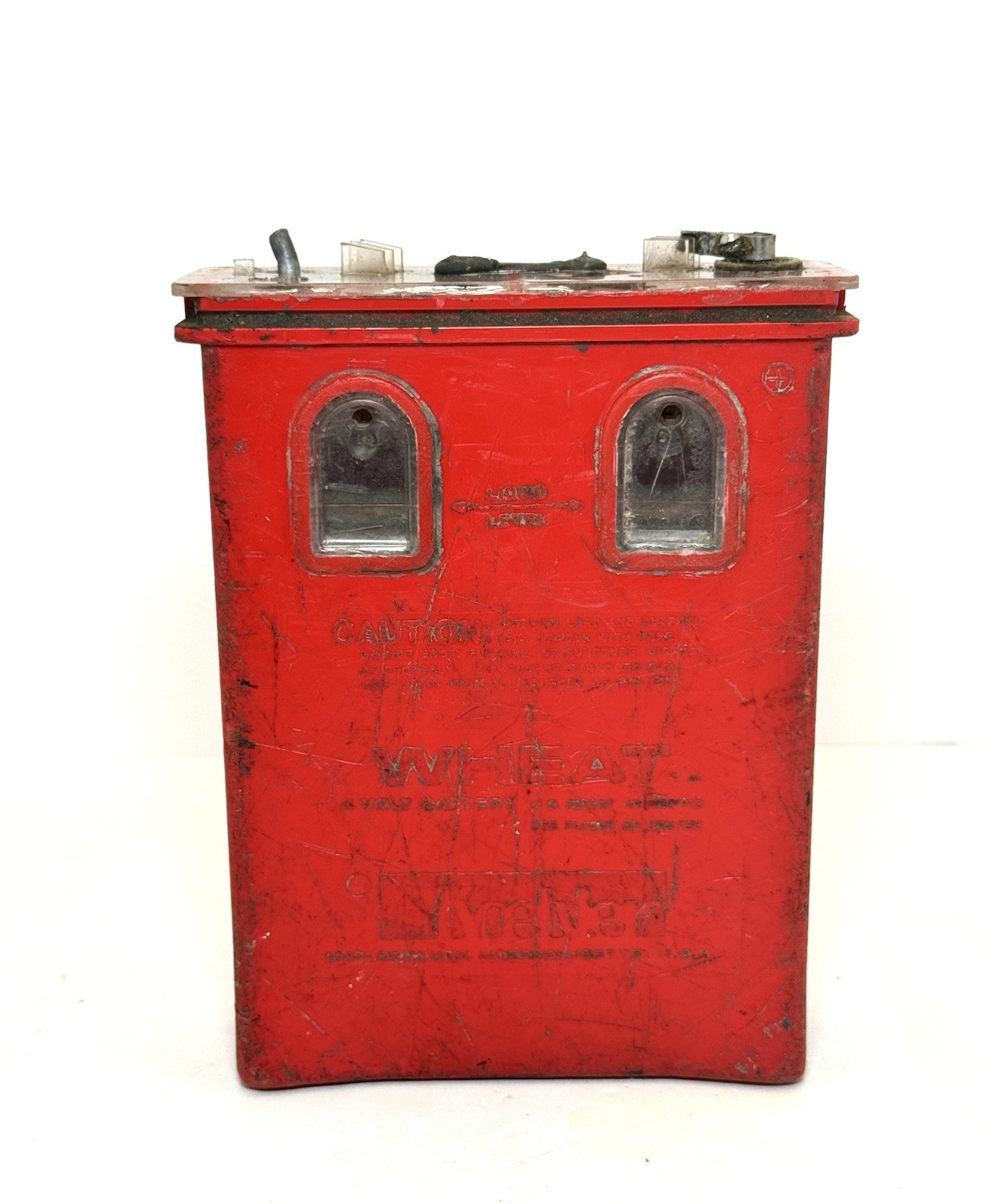 Vintage Koehler Wheat Rechargeable Mining Cap Lamp Battery Pack Prop Only
